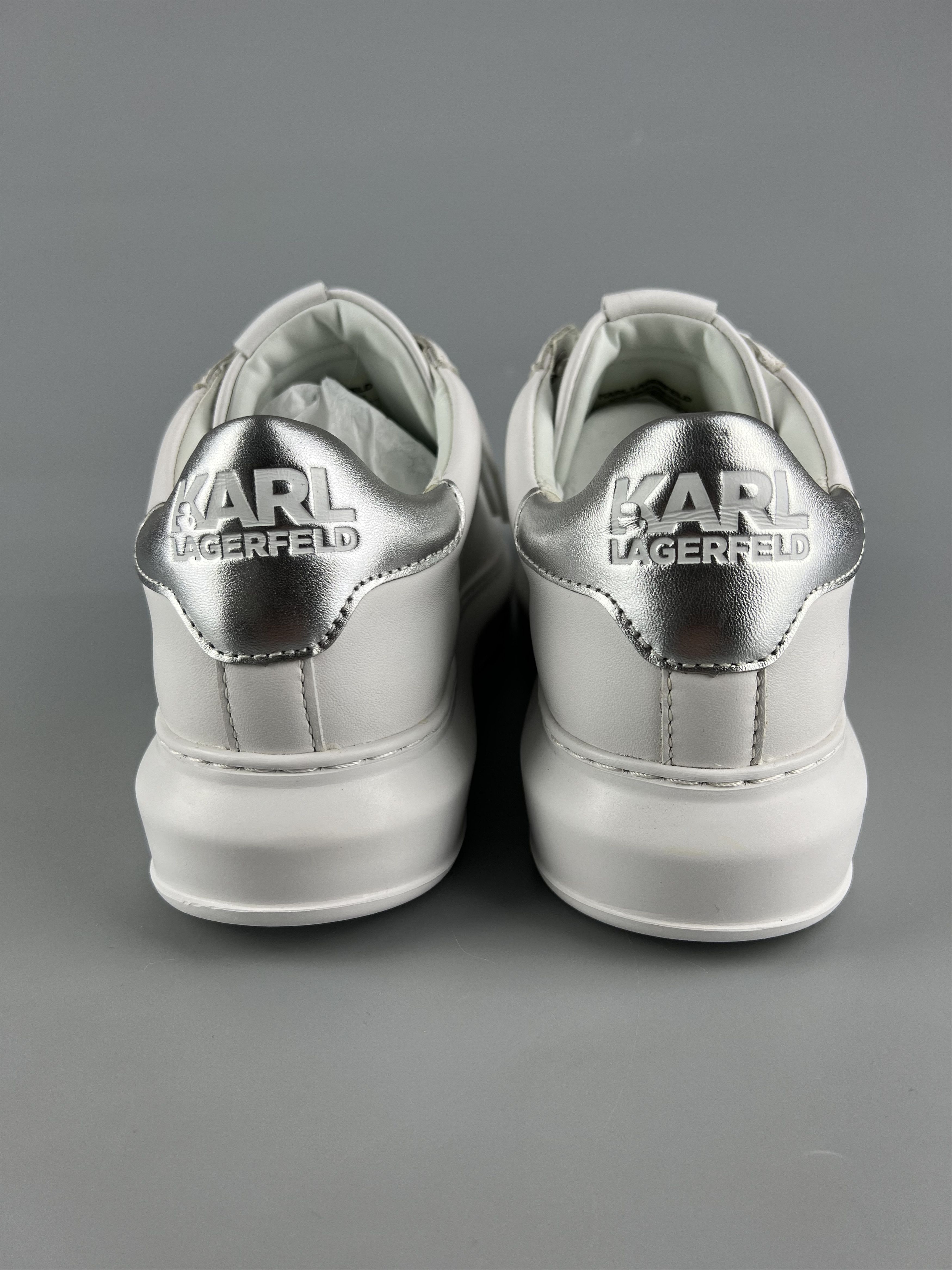 Karl Lagerfeld Karl Lagerfeld Karl Iconic 3D Logo Women's Leather Sneakers Size US 7 / IT 37 - 3 Thumbnail