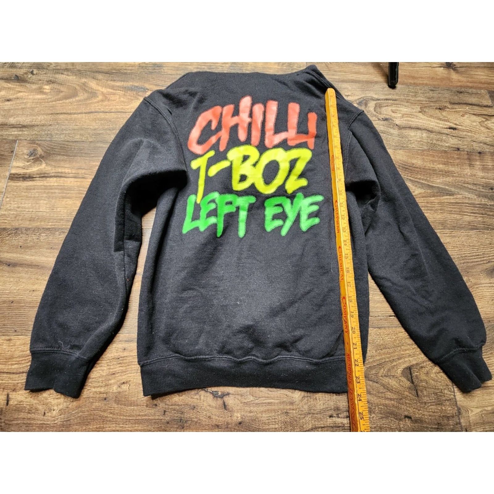 Doublet VINTAGE TLC Mens S Hoodie Pullover Graphic Sweatshirt Black 90s Left Eye T Boz Retro Size US S / EU 44-46 / 1 - 3 Thumbnail