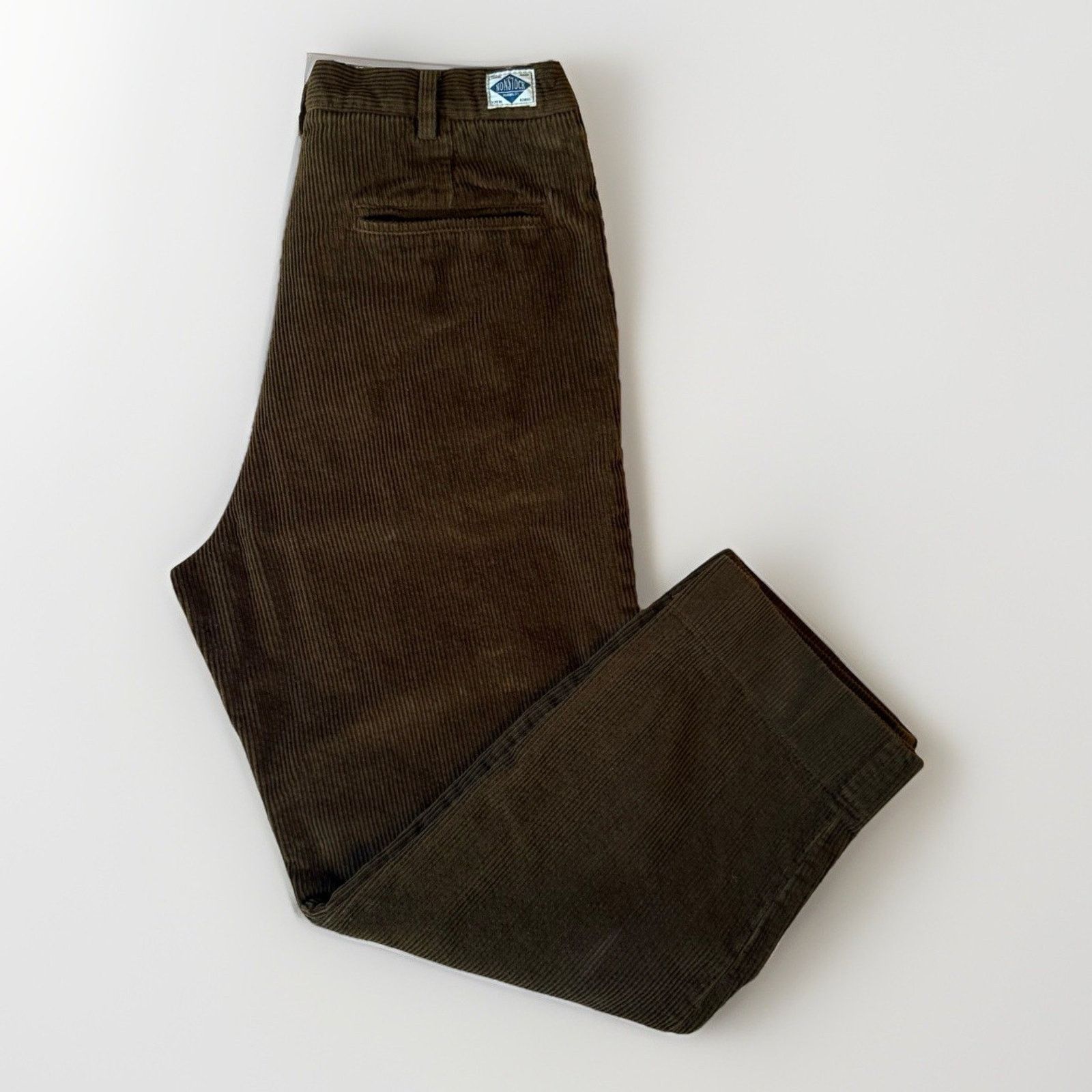 Other Non Stock MFG Corduroy Pants 31 Brown Minimalist Pleated Size US 31 - 1 Thumbnail