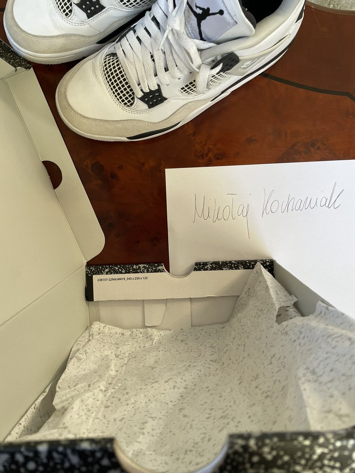 Jordan Brand Nike Air Jordan IV Military black Size US 10 / EU 43 - 1 Thumbnail