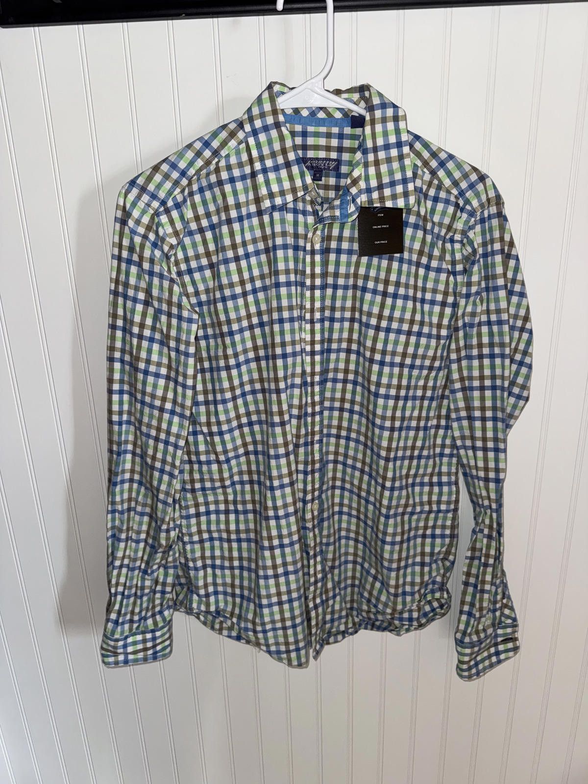 Jeremy Argyle Jeremy Argyle Medium Plaid Button-Up Shirt Size US M / EU 48-50 / 2 - 1 Thumbnail