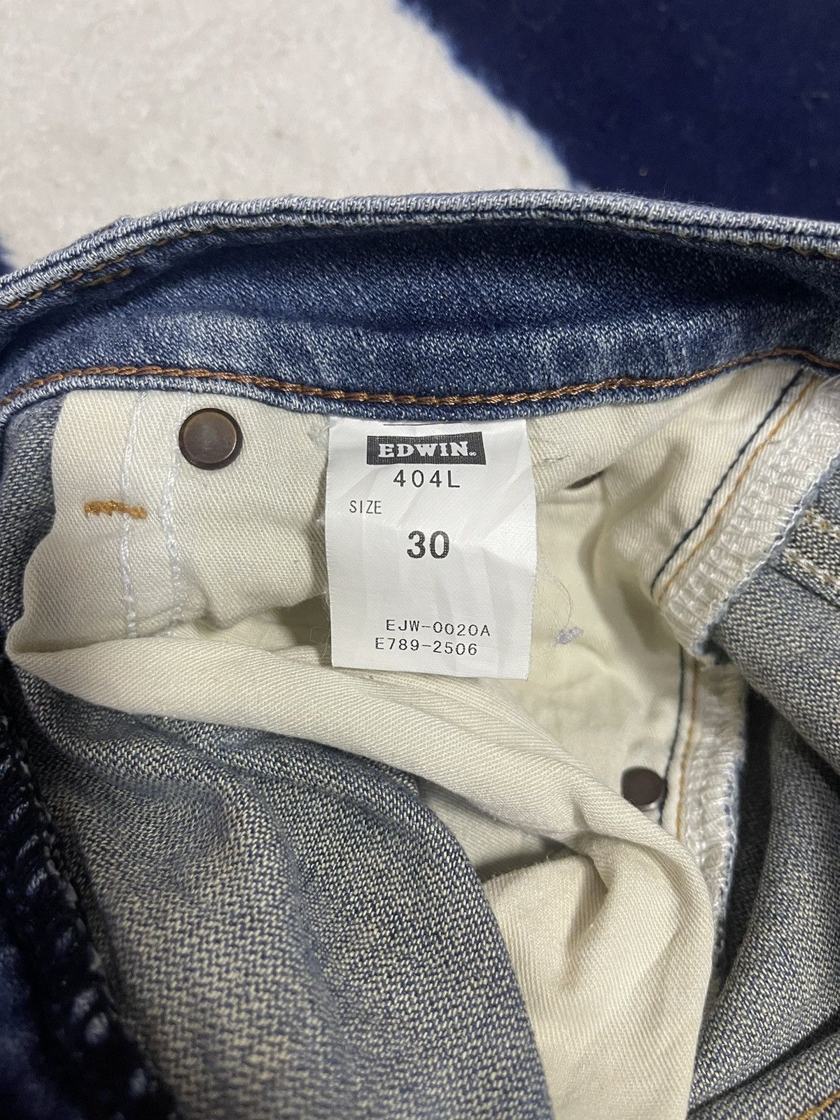 Edwin × Japanese Brand Edwin Straight Cut Jeans (14) Size 32" / US 10 / IT 46 - 4 Thumbnail