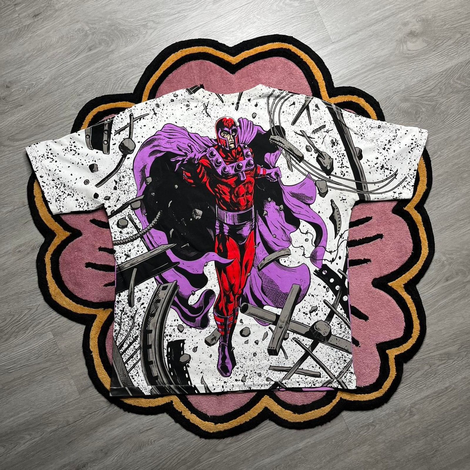 Marvel Comics Chronic Images Marvel Magneto Allover Mega Print T-shirt Size US L / EU 52-54 / 3 - 6 Thumbnail