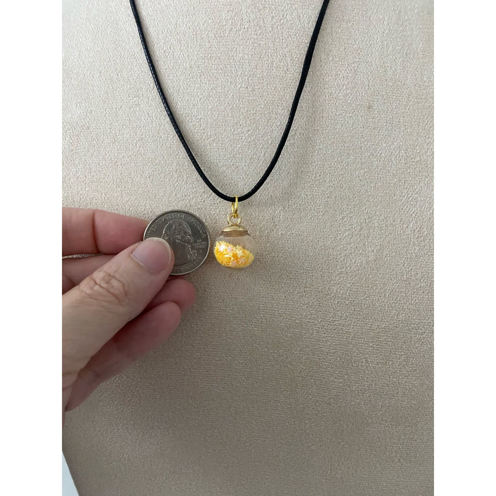Handmade star necklace and earring set Size ONE SIZE - 2 Thumbnail