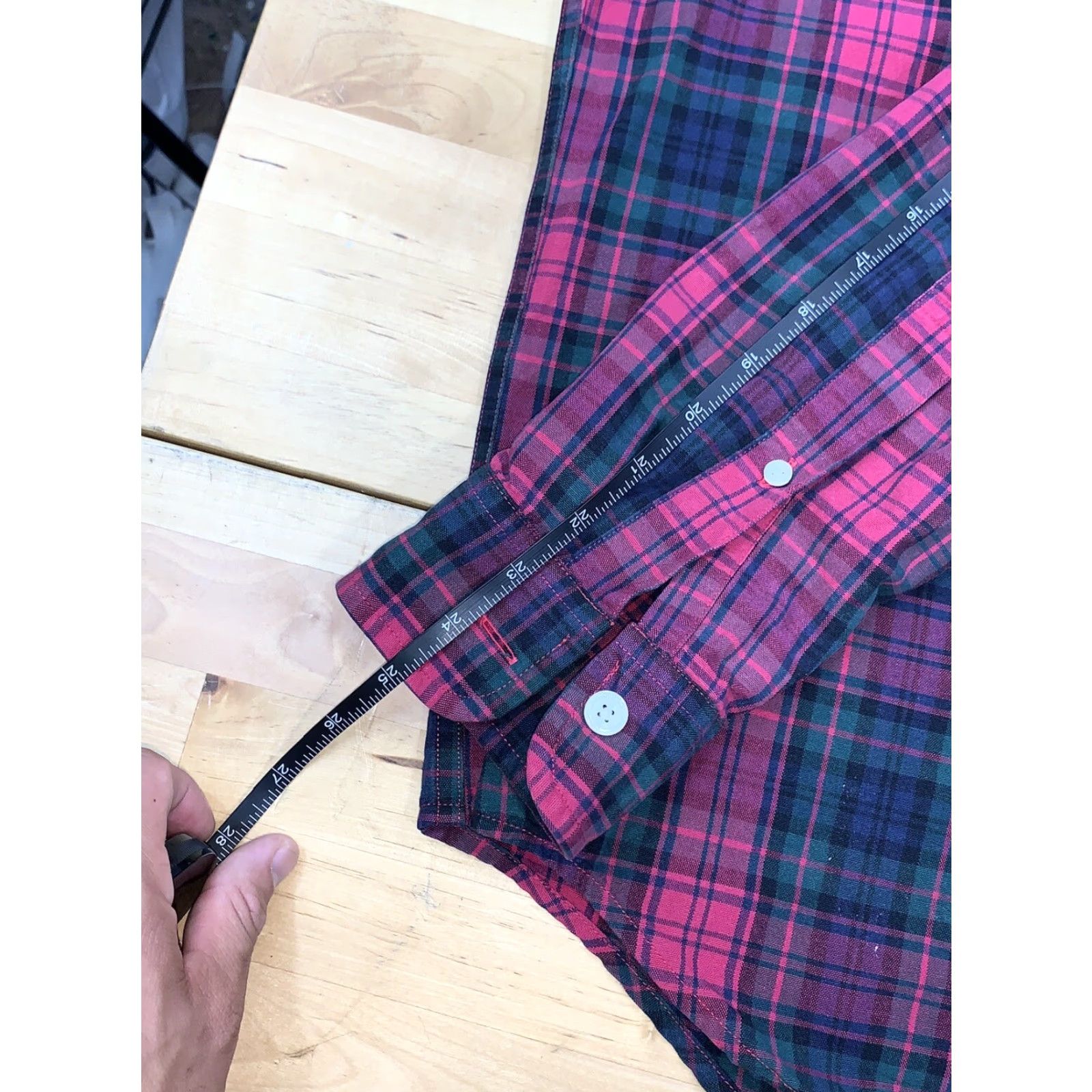 Abercrombie & Fitch Abercrombie & Fitch Plaid Button-Up Long Sleeve M Casual #5659 Size US M / EU 48-50 / 2 - 5 Thumbnail