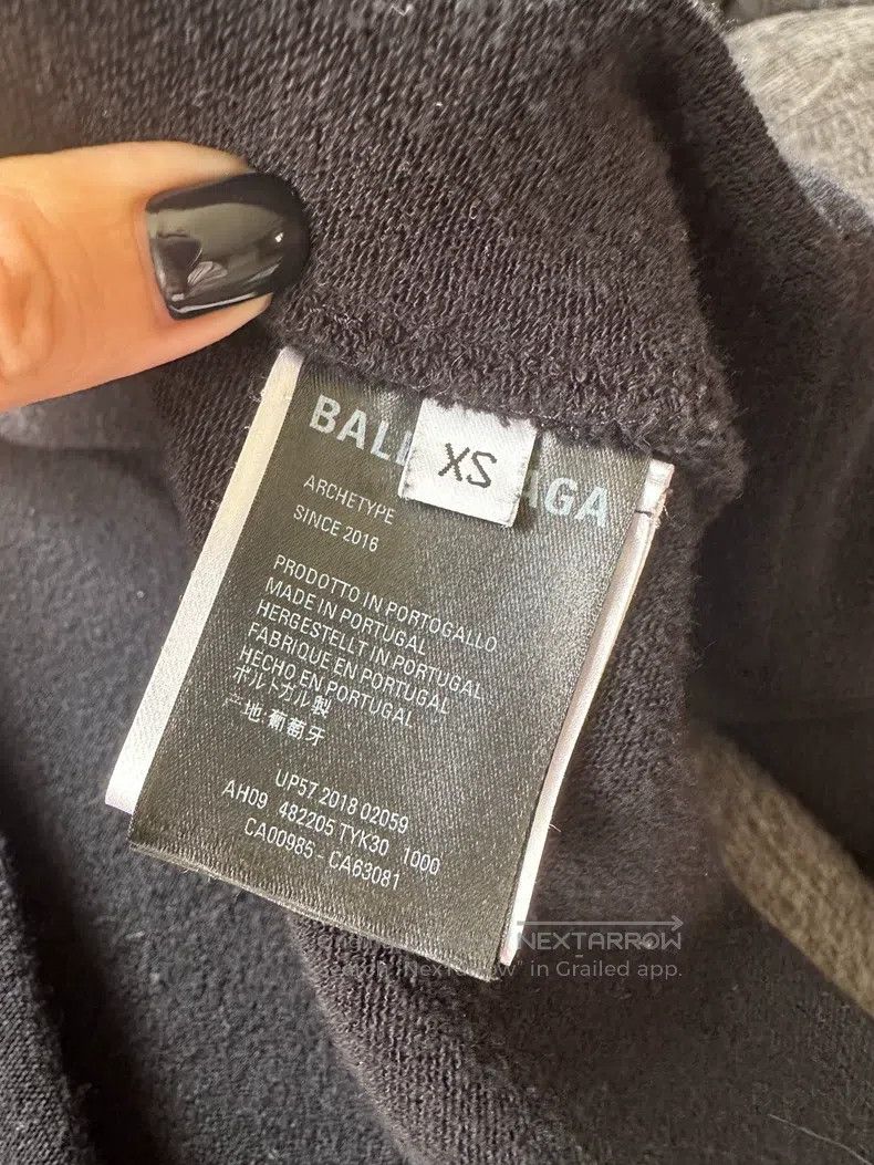Balenciaga Balenciaga Oversized Hooded Zip-Up Sweatshirt Jacket Size US XS / EU 42 / 0 - 5 Thumbnail