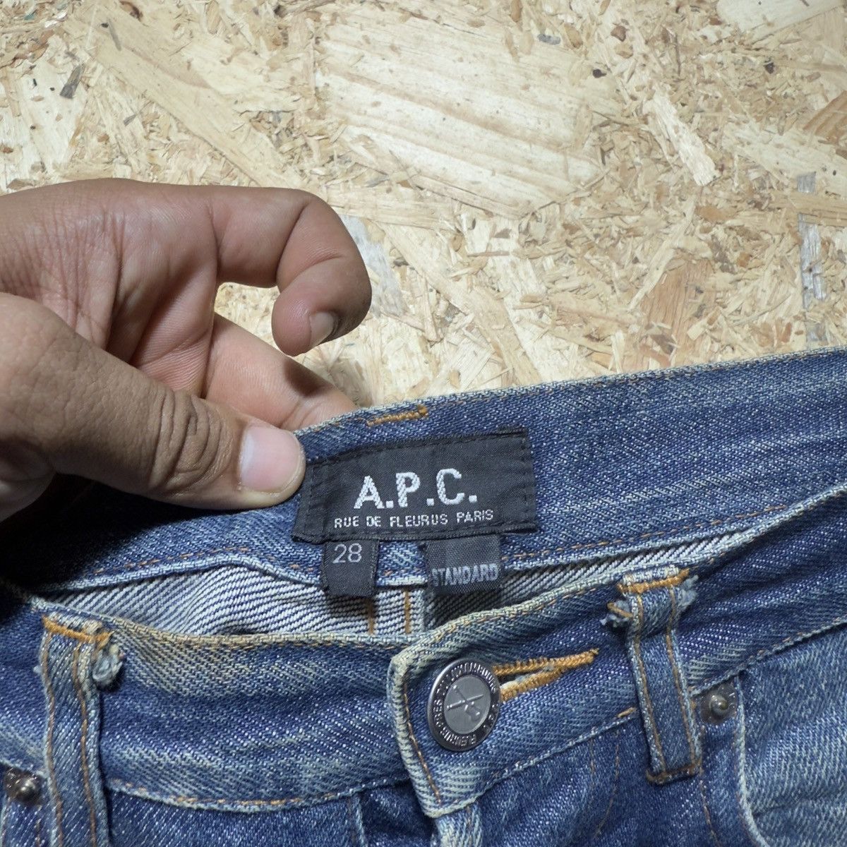 A.P.C. A.P.C Selvedge Denim Slim Fit Cutting Size US 28 / EU 44 - 5 Thumbnail