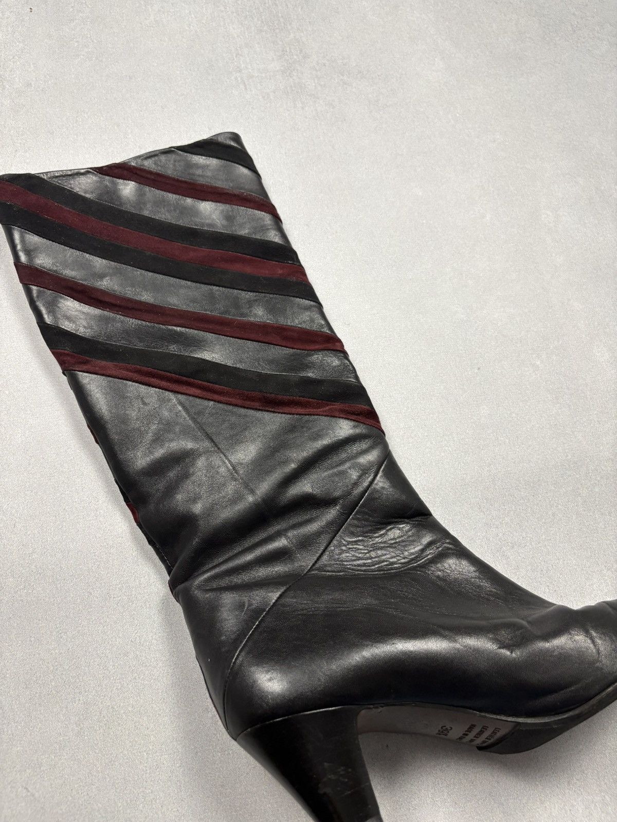 Bally BALLY Vintage Leather Suede High Boots Black Italy Rare 39.5 Size US 9.5 / IT 39.5 - 12 Thumbnail