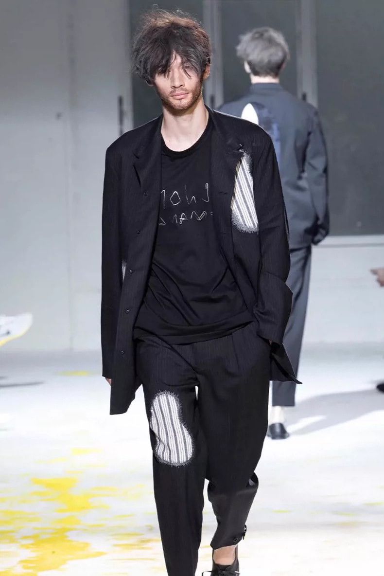 Yohji Yamamoto Yohji Yamamoto 15ss Show Style Silver Platinum Short Sleeve Size US L / EU 52-54 / 3 - 2 Thumbnail