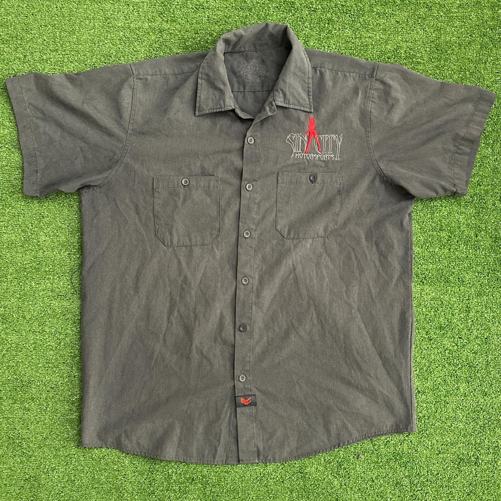 Other Sin City Motorsports Embroidered Button-Up Shirt Size US L / EU 52-54 / 3 - 1 Thumbnail