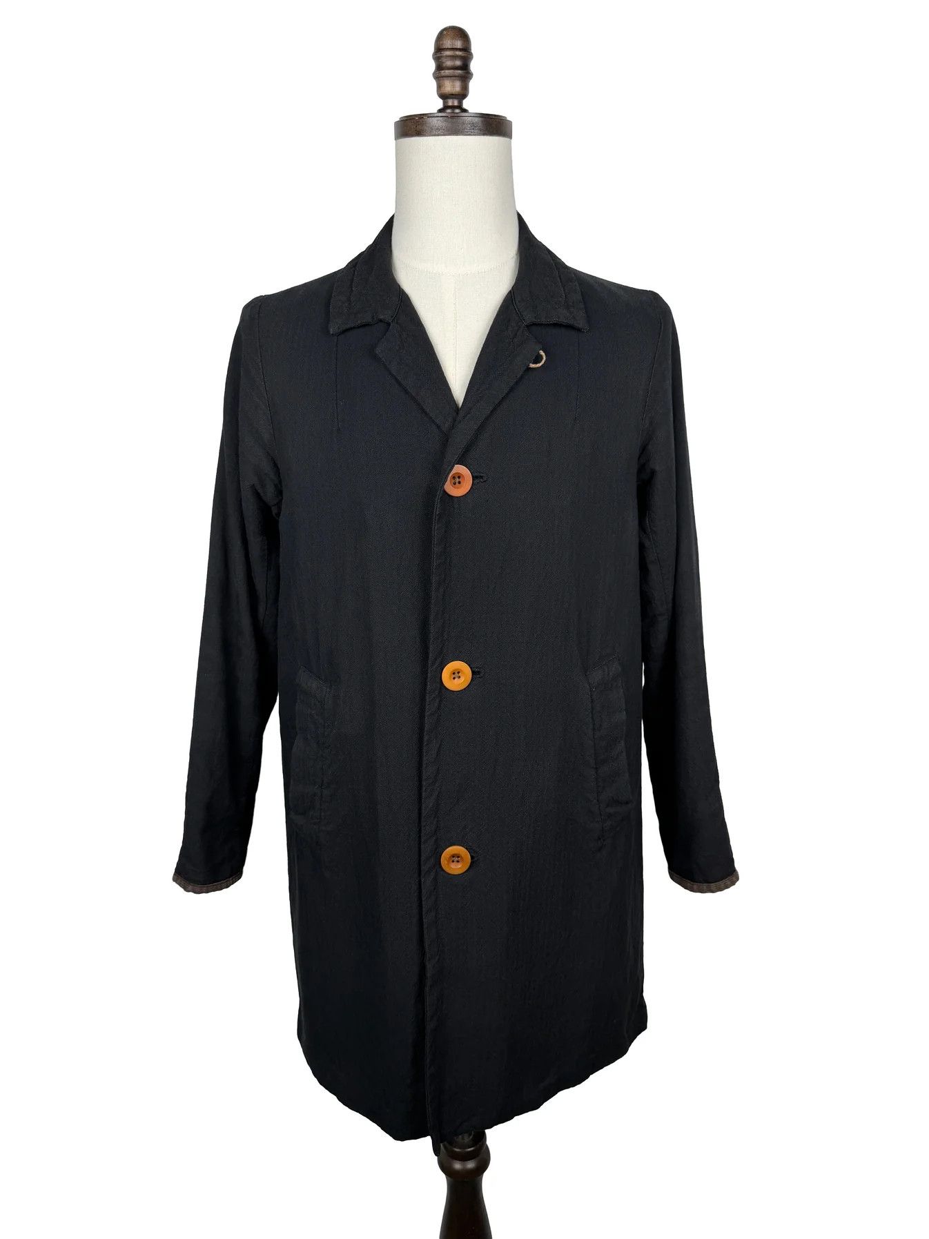 Visvim visvim dotera coat wool stripe outerwear | Grailed