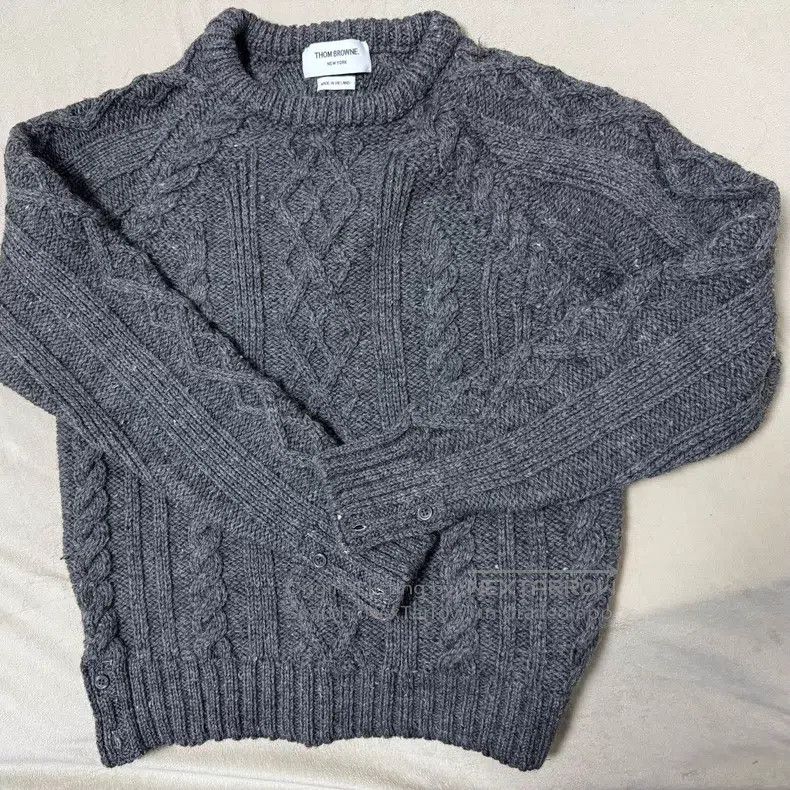Thom Browne Thom Browne Dark gray sweater Size US S / EU 44-46 / 1 - 1 Thumbnail