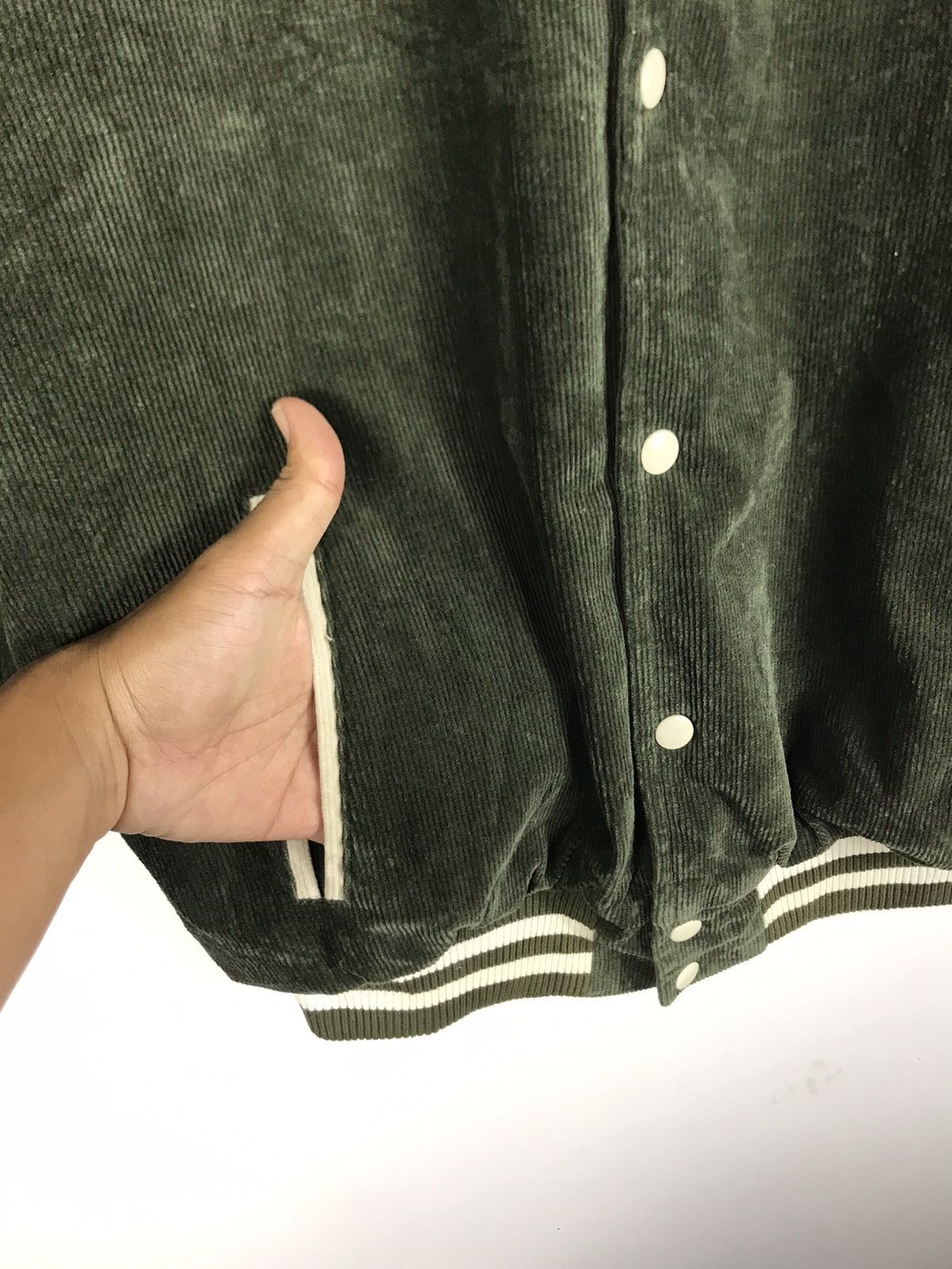 Vintage ⚡️Vintage Backers Corduroy Varsity Jacket Size US L / EU 52-54 / 3 - 7 Thumbnail