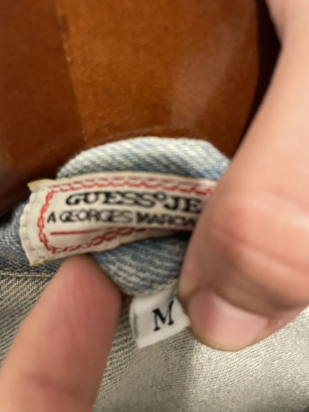 Vintage Vintage guess jeans cropped jacket Size US S / EU 44-46 / 1 - 4 Thumbnail