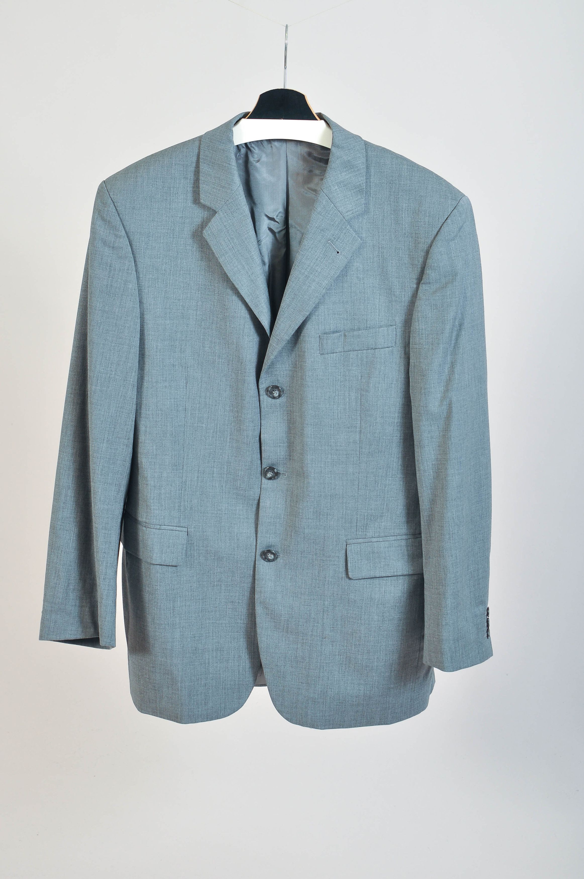 Other Vintage 90s grey wool suit Size 42R - 2 Thumbnail