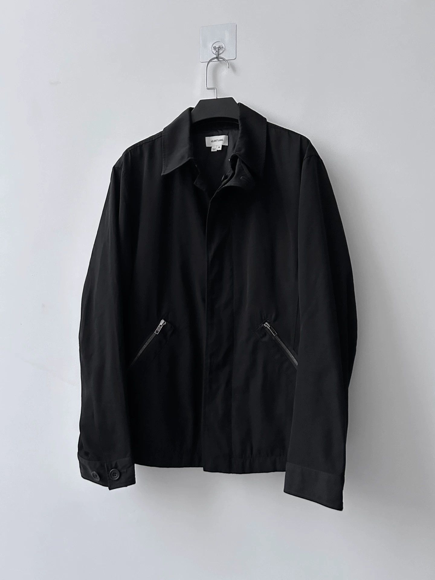 Helmut Lang HELMUT LANG Lock Collar Nylon Jacket Black M Size US M / EU 48-50 / 2 - 2 Thumbnail
