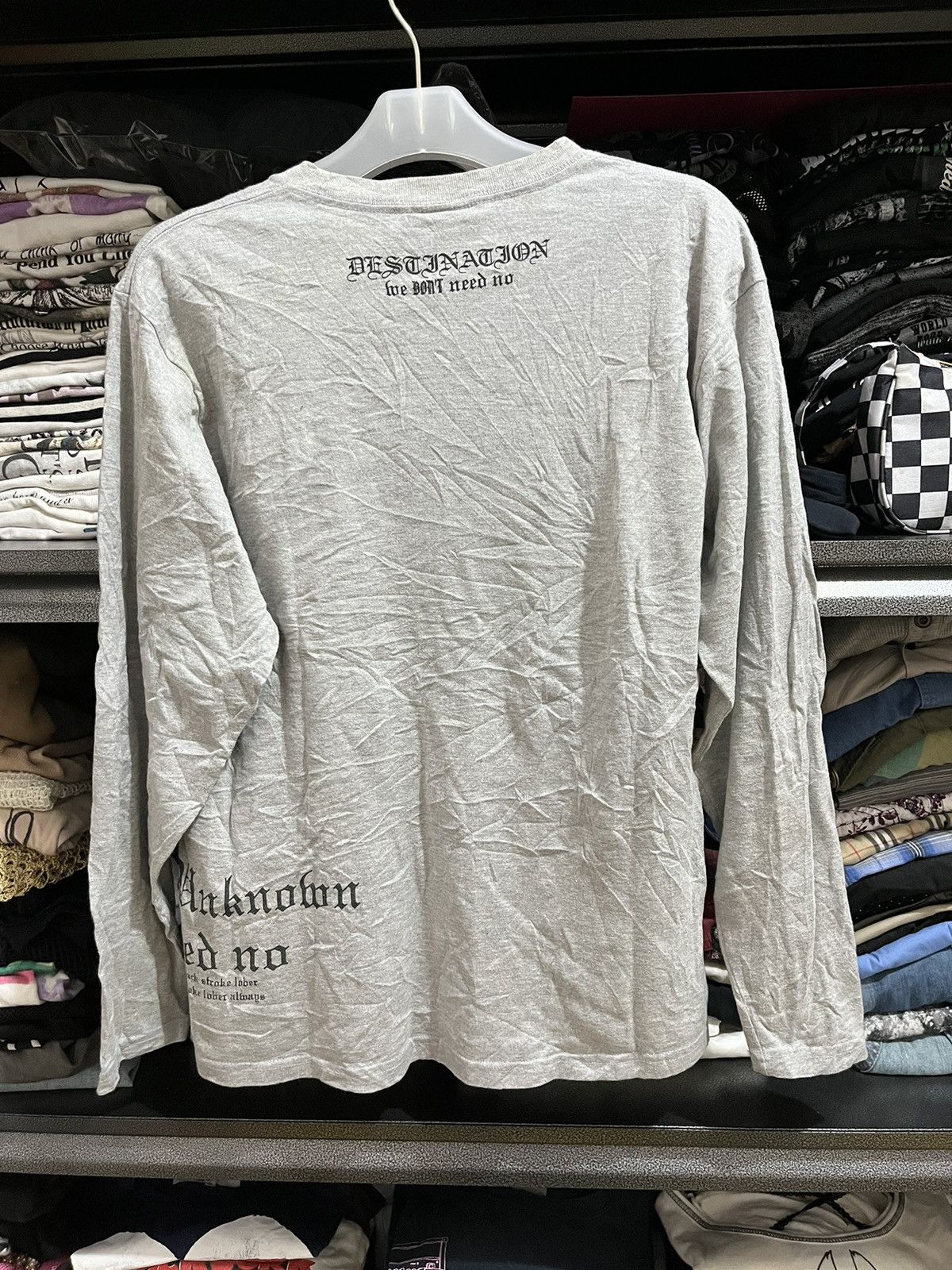 Japanese Brand Beaumere poem longsleeve archive Size US M / EU 48-50 / 2 - 4 Thumbnail
