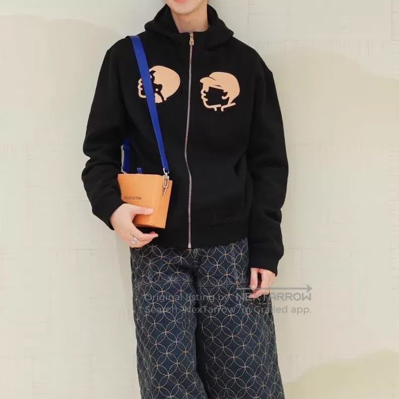 Louis Vuitton Louis Vuitton FW25 Portrait Print Hooded Jacket Size US L / EU 52-54 / 3 - 7 Thumbnail