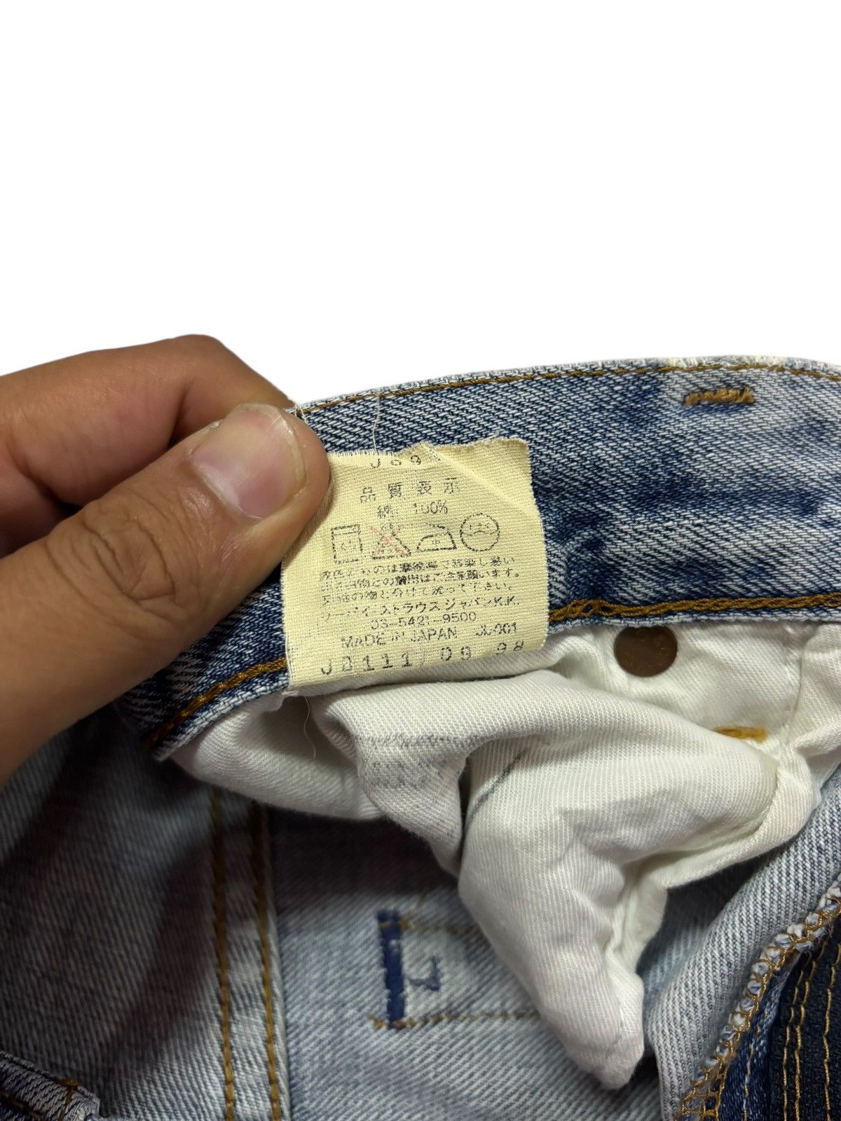 Levi's Vtg 90s Levis Japan 502 Big E Selvedge Jeans Size US 30 / EU 46 - 11 Thumbnail