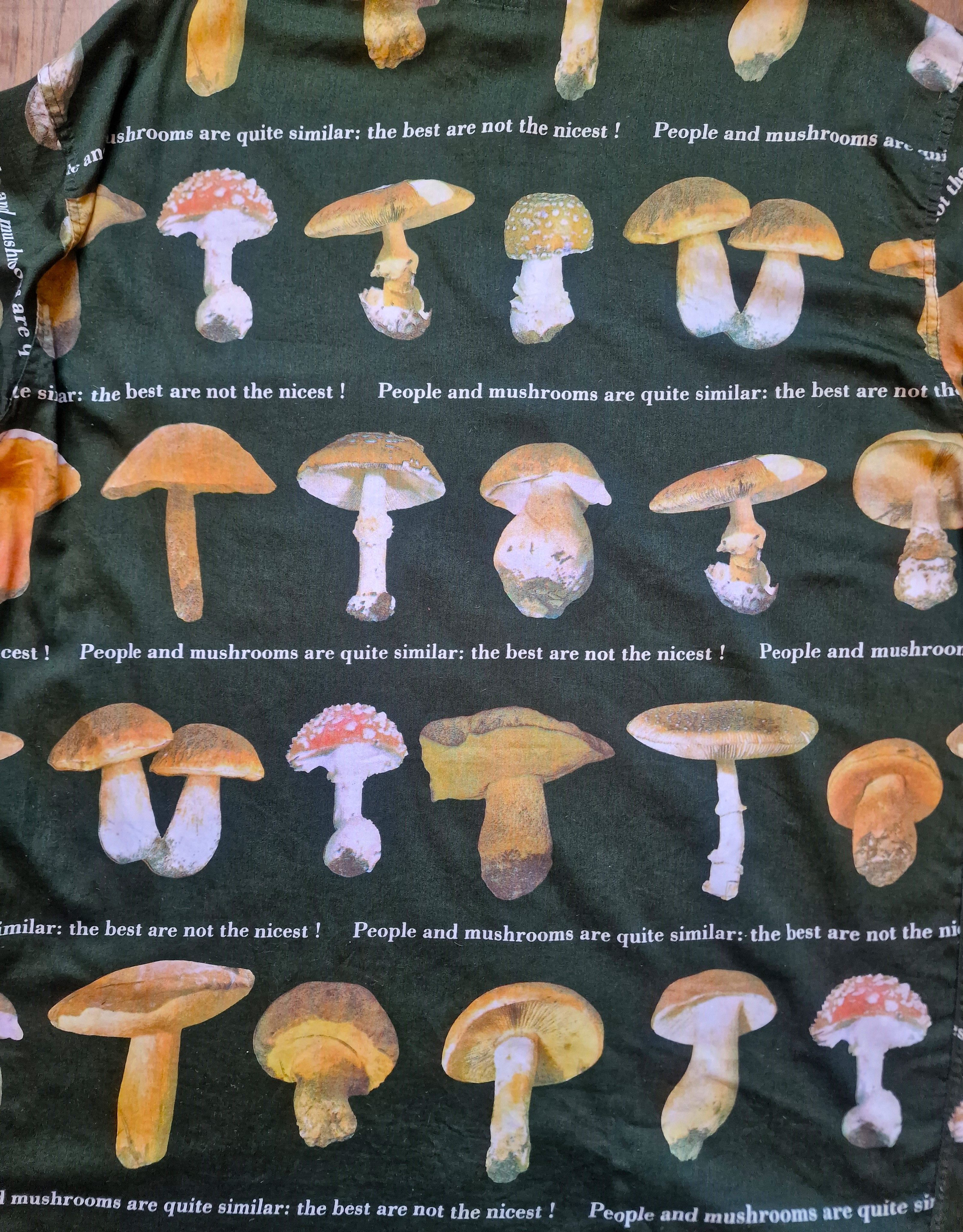 Moschino Moschino Mushroom Brown Weird Funny XL Tee Shirt T-shirt Size US XL / EU 56 / 4 - 10 Thumbnail