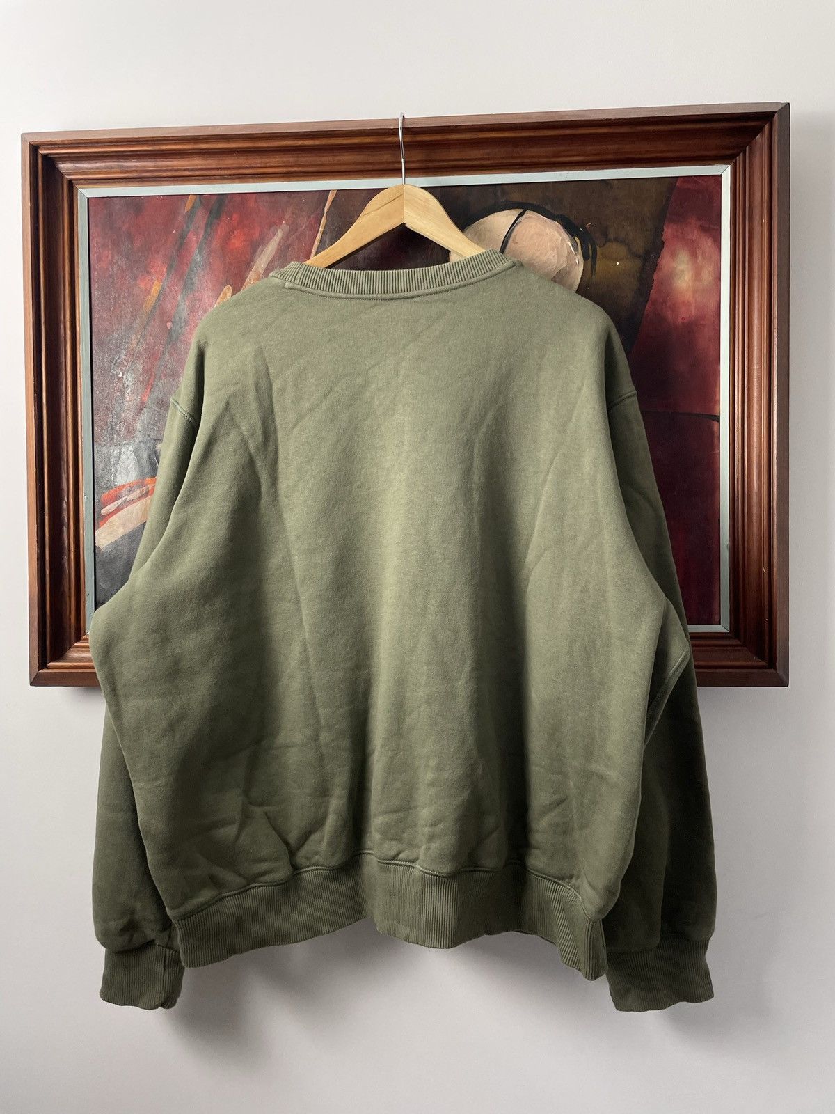 Nike nike spell out logo boxy crewneck khaki vintage Y2k travis Size US XL / EU 56 / 4 - 2 Thumbnail