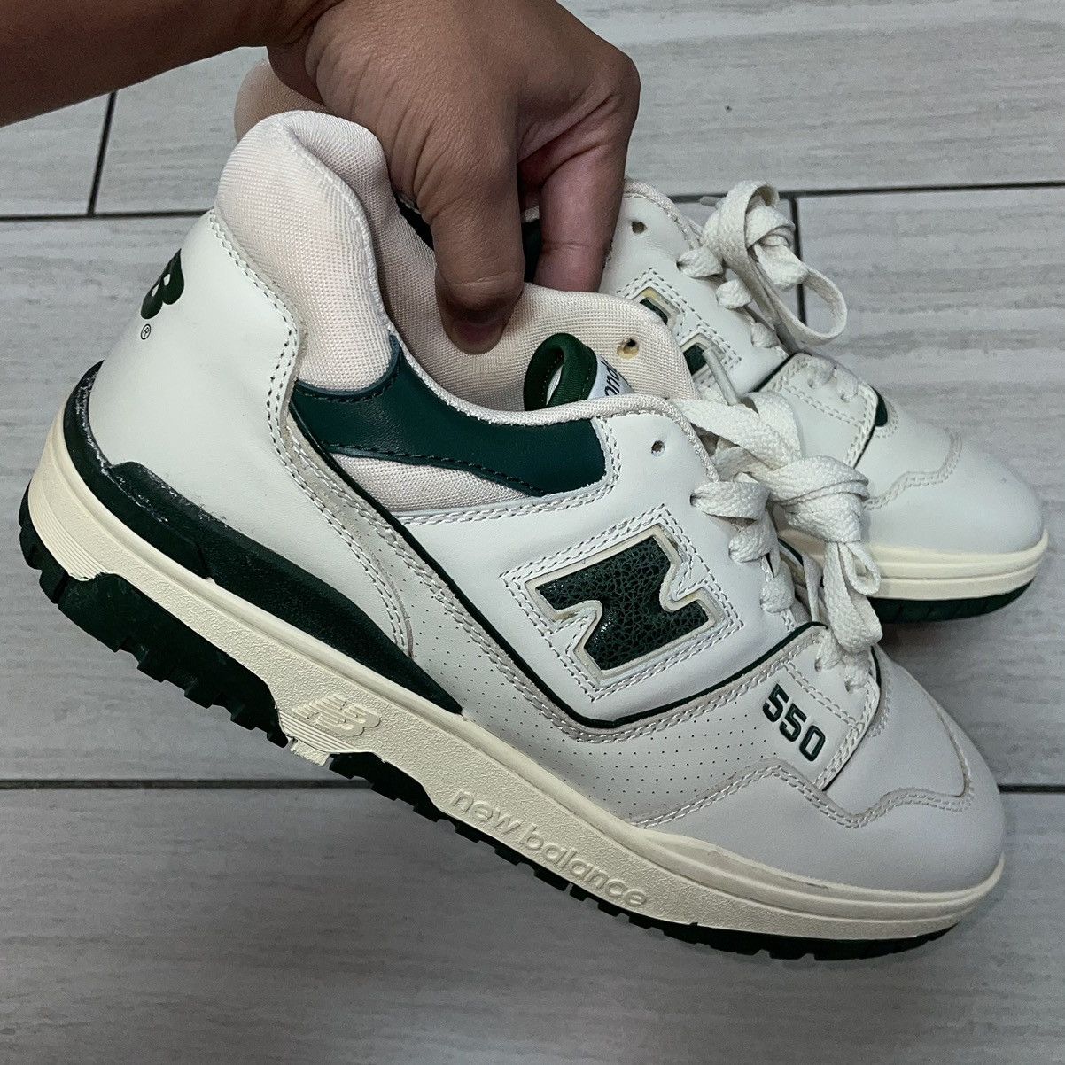 Aime Leon Dore × New Balance New Balance ALD 550 Green Size US 10.5 / EU 43-44 - 1 Thumbnail