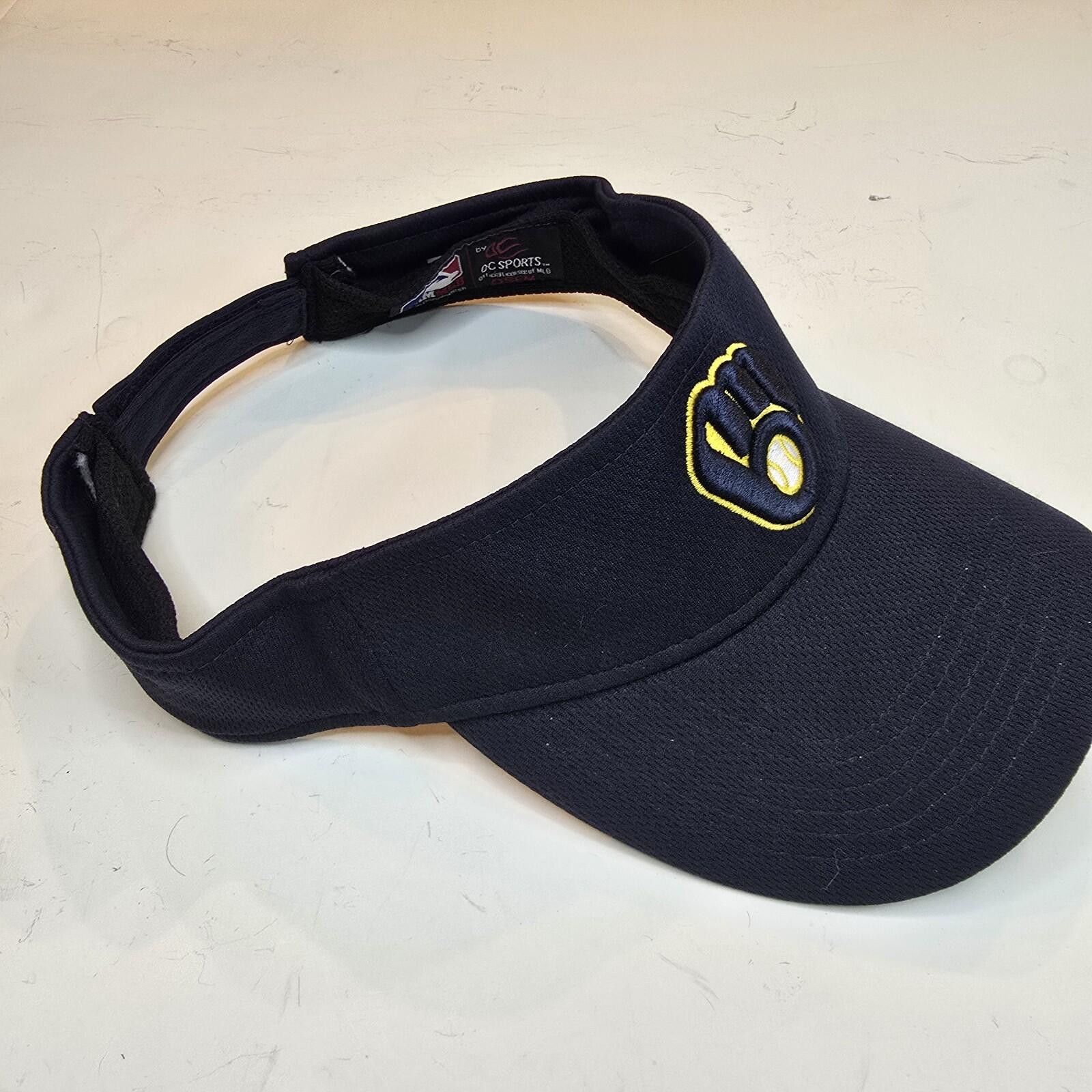 Other MILWAUKEE BREWERS VISOR MLB BASEBALL TEAM NEW ADJUSTABLE CAP Size ONE SIZE - 3 Thumbnail