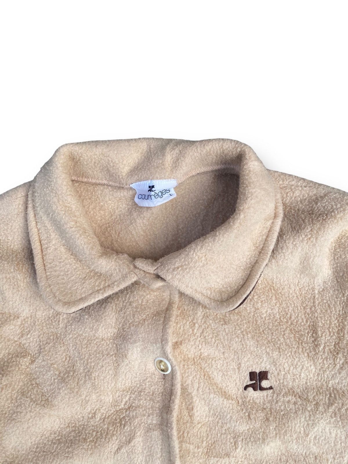 Courreges Courreges Button Down Fleece Warm Jacket. #D2 Size US L / EU 52-54 / 3 - 2 Thumbnail