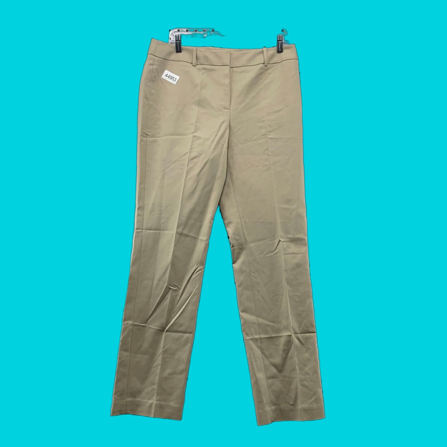 Liz Claiborne Liz Claiborne Pants Womens 10 Beige Chino Slim Fit 32x30 Slimming Classic Slimming Size 32" / US 10 / IT 46 - 1 Thumbnail