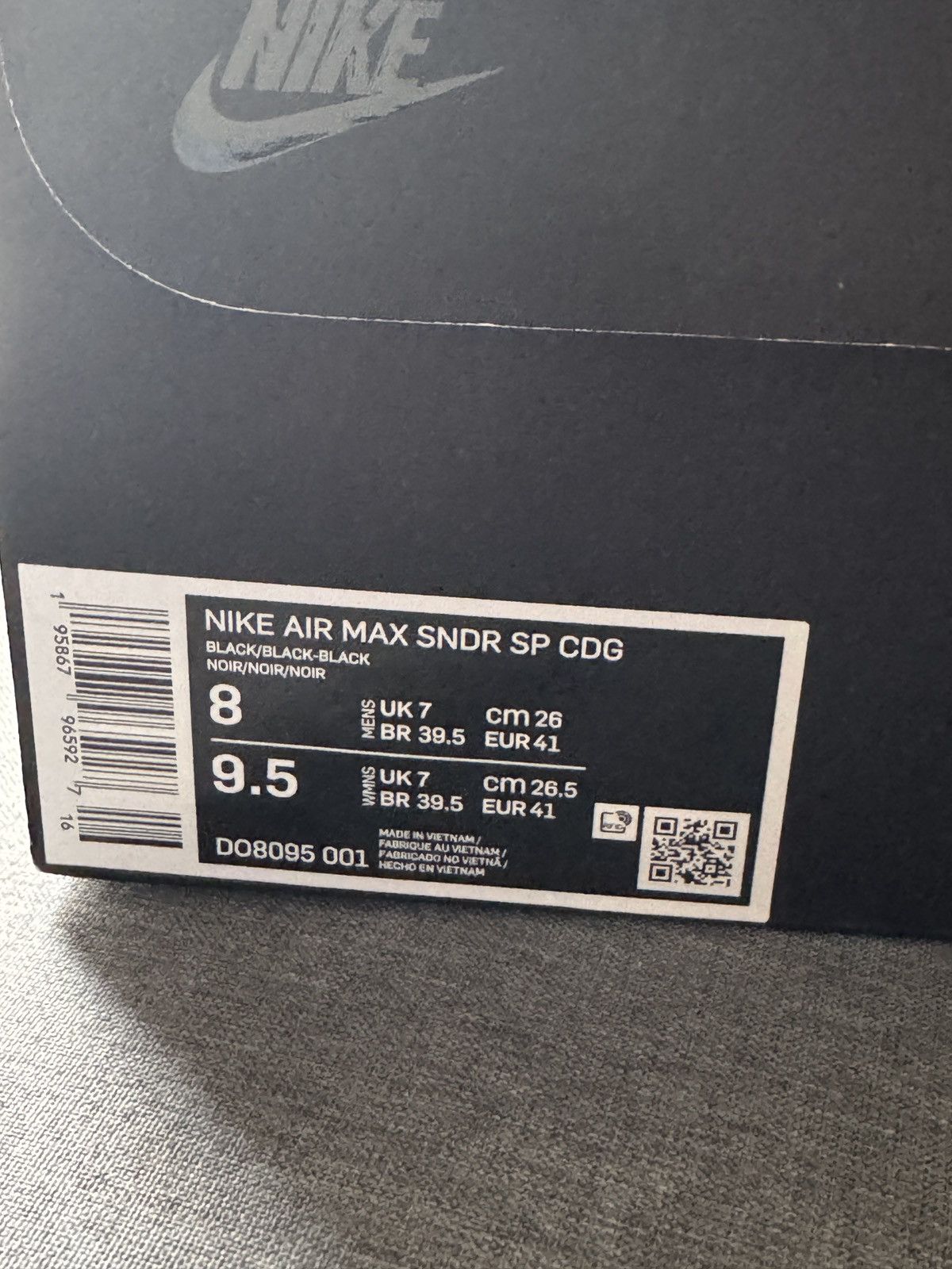 Comme des Garcons Homme Plus × Nike CDG Homme Plus x Nike Air Max Sunder Size US 8 / EU 41 - 7 Thumbnail