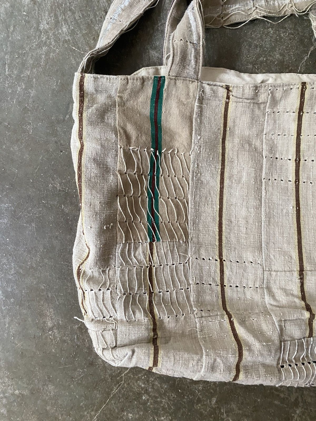 Japanese Brand Dosa Luna Patchwork Bag Kapital Comme des Garçons Visvim Size ONE SIZE - 8 Thumbnail