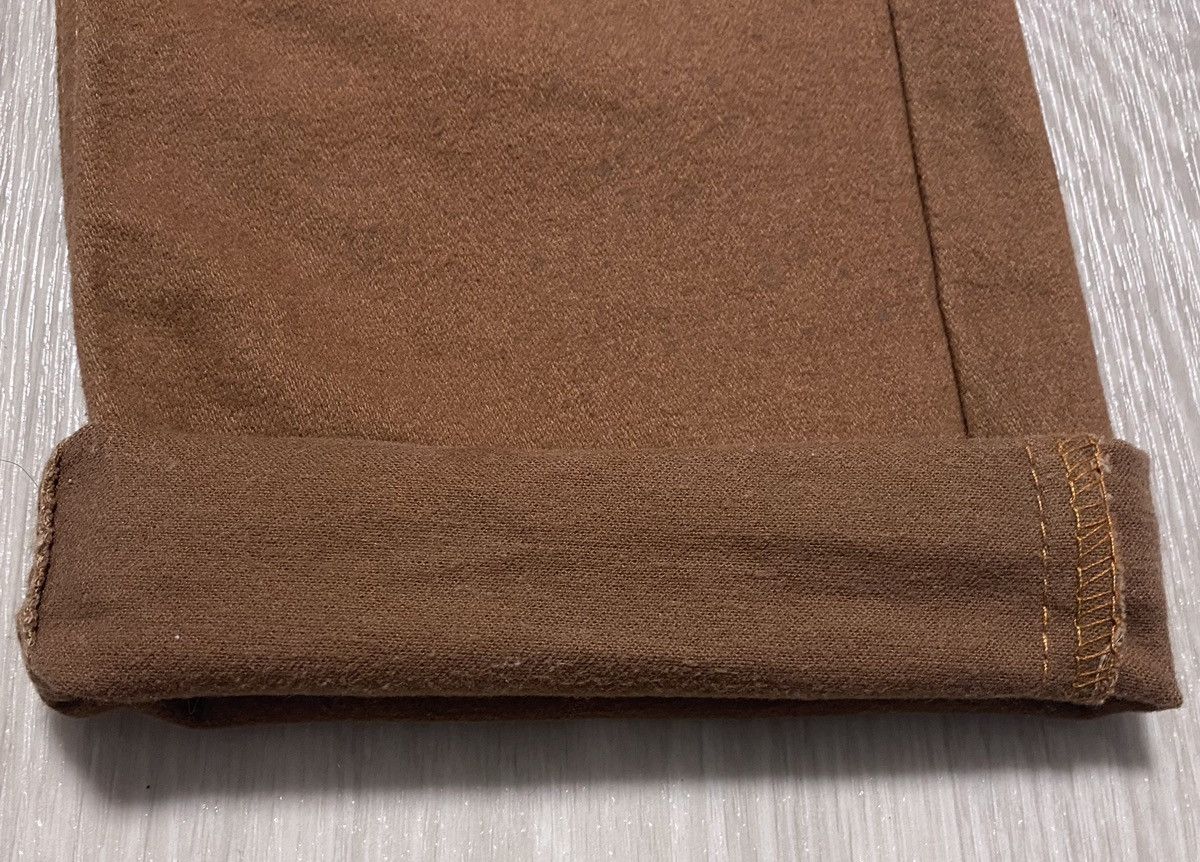 Obey × Shepard Fairey Obey Propaganda Brown Stretch Cotton Casual Trousers Pants Size US 32 / EU 48 - 25 Thumbnail