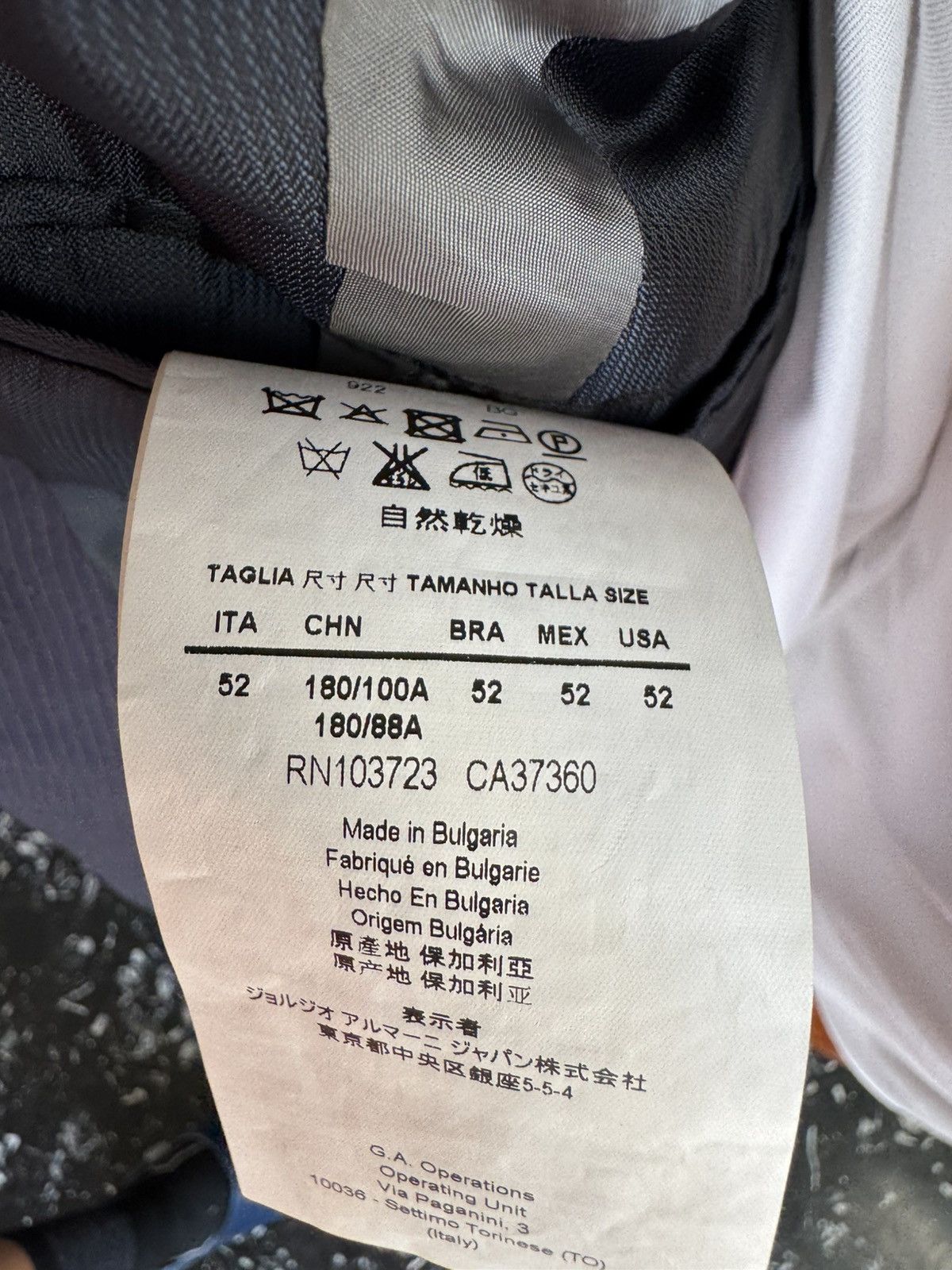 Armani Collezioni Armani collezioni 52 blue suit Size 52R - 4 Thumbnail