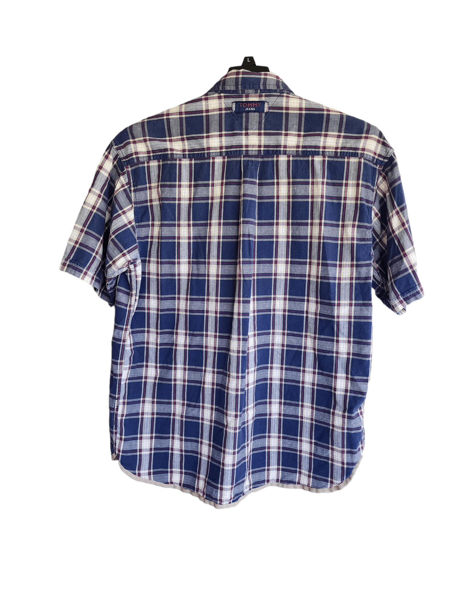 Tommy Jeans Vintage 90s Tommy Jeans Plaid Shirt Size US L / EU 52-54 / 3 - 7 Thumbnail