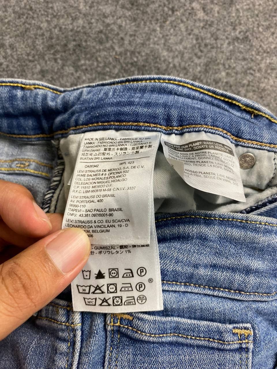 Levi's levis ladies mid rise skinny distressed denim Size 30" / US 8 / IT 44 - 13 Thumbnail