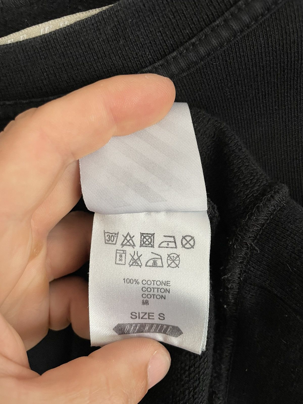 Off-White Off-White Blue Collar Sweatshirt Diagonals Crewneck Jumper Size US S / EU 44-46 / 1 - 9 Thumbnail