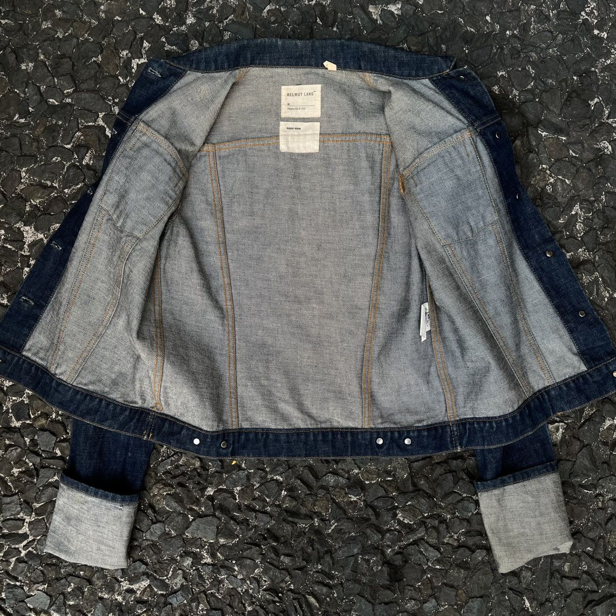 Helmut Lang Helmut lang AW1999 Elongated Sleeves Denim Trucker Jacket Size US M / EU 48-50 / 2 - 11 Thumbnail