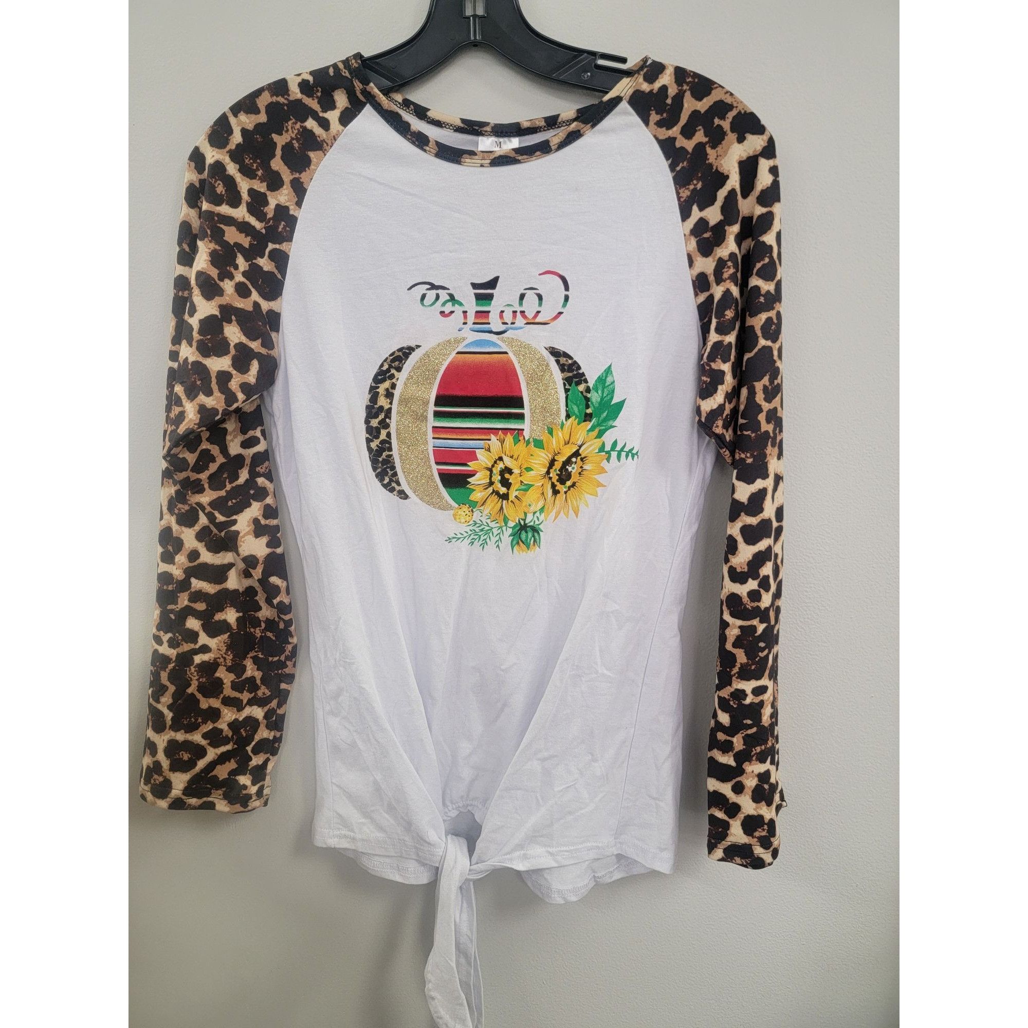 Other "Leopard Print Raglan Long Sleeve Top With Colorful Pumpkin Size S / US 4 / IT 40 - 1 Thumbnail