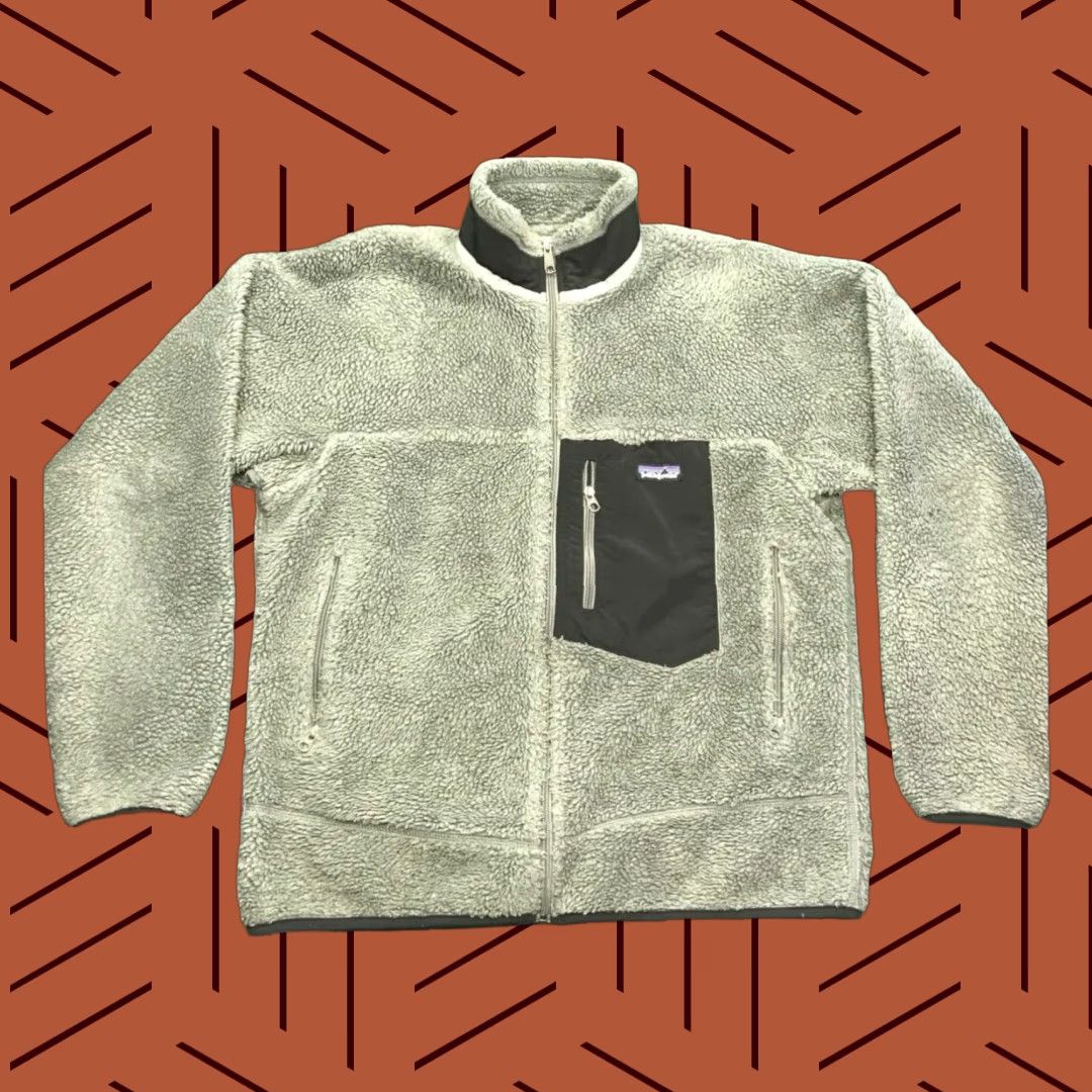 Patagonia VINTAGE Patagonia Retro-X Fleece Jacket Gray Full Zip Deep Pile Size M Mens Jacket Retro 2000s Size US M / EU 48-50 / 2 - 1 Thumbnail