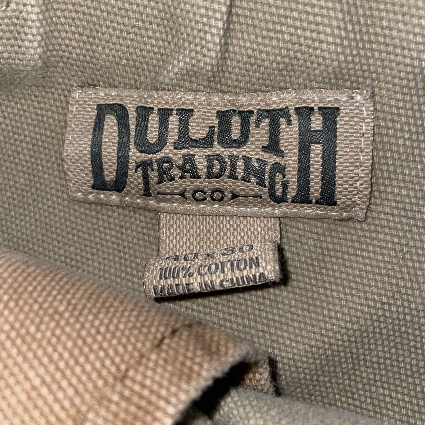 CO Duluth Trading Co Beige Heavy Duty Carpenter Pants Mens Size 40x30 Pants Mens Beige 40x30 Carpenter Duluth Trading Co Size US 40 / EU 56 - 3 Thumbnail