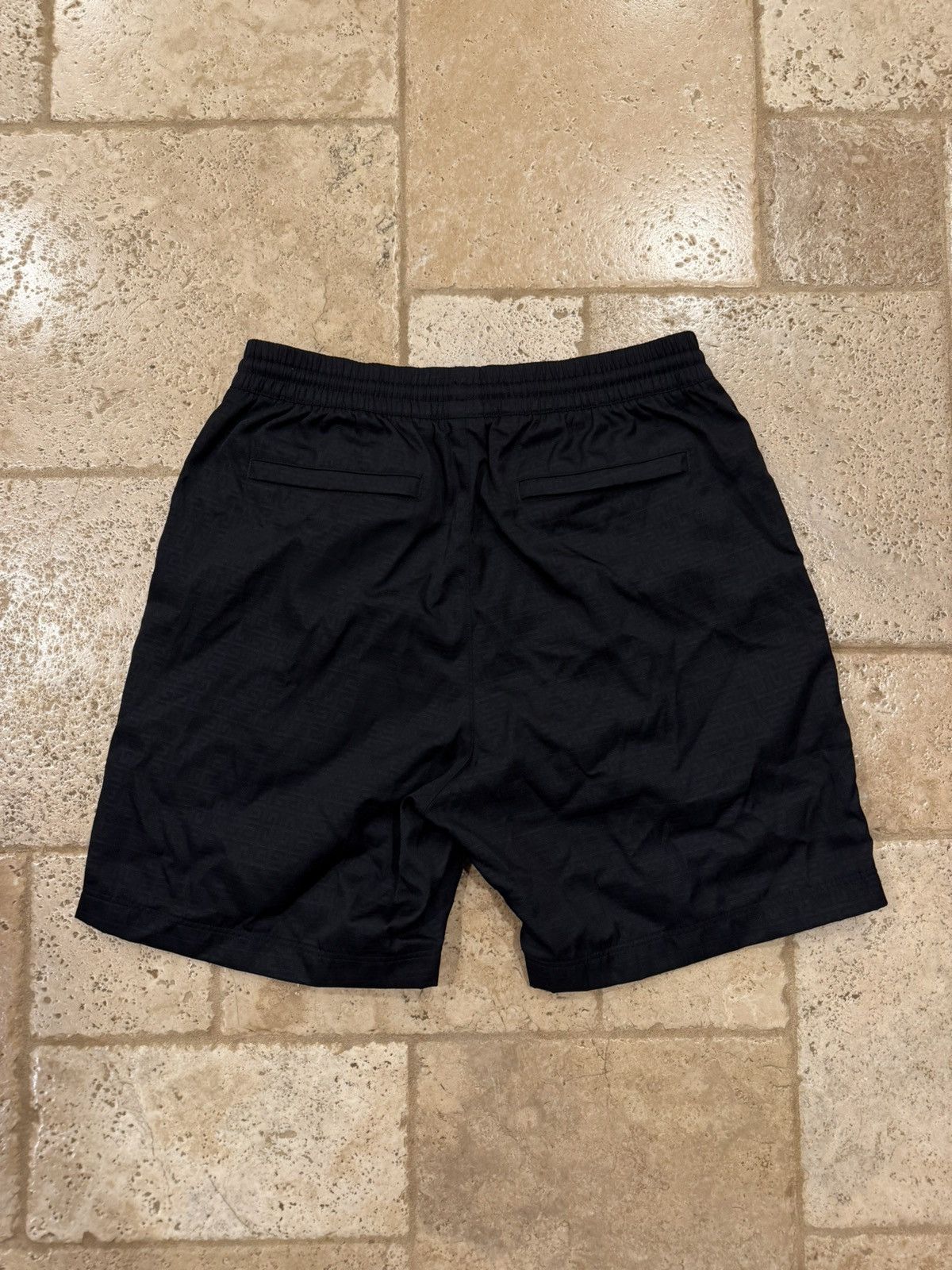 Givenchy Givenchy 4G Monogram Jacquard Logo Print Black Nylon Shorts Size US 32 / EU 48 - 7 Thumbnail