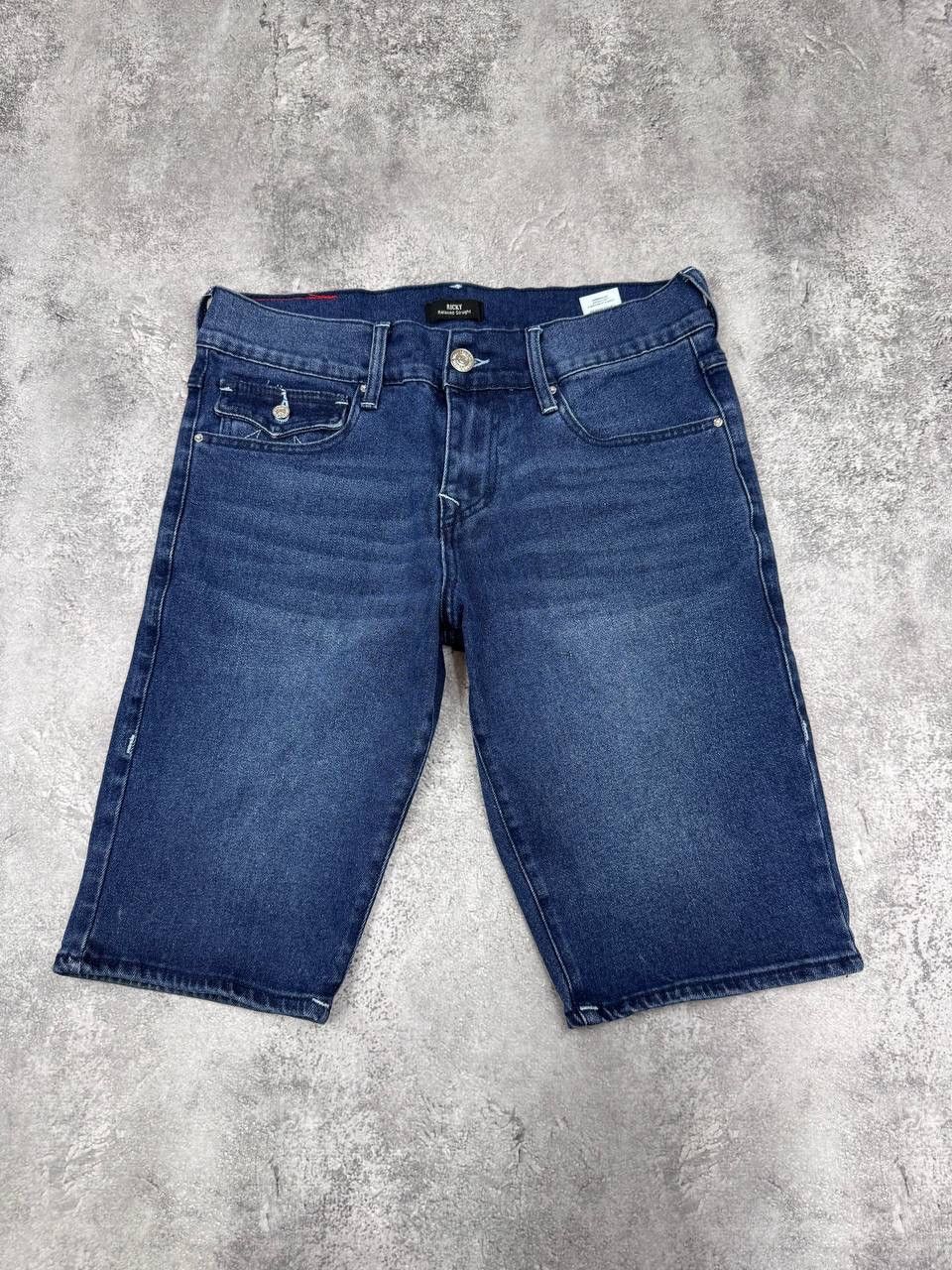 True Religion True Religion Ricky Relaxed Straight Denim Shorts Men Blue Size US 30 / EU 46 - 1 Thumbnail