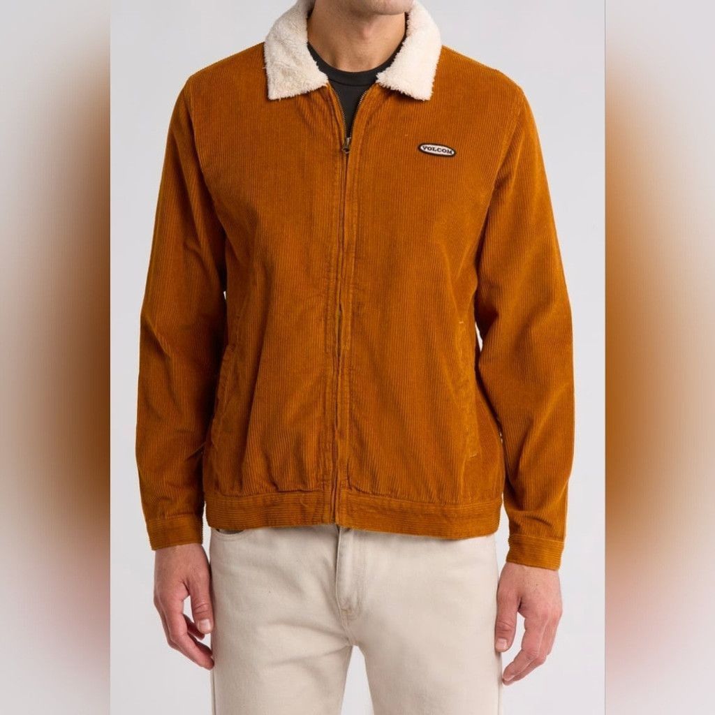 Volcom Volcolm halecrest corduroy trucker jacket size XL Size US XL / EU 56 / 4 - 1 Thumbnail