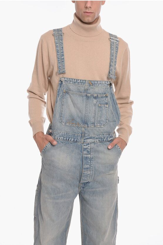 Amiri o1y0525 Denim Overall in Blue Size US 34 / EU 50 - 3 Thumbnail