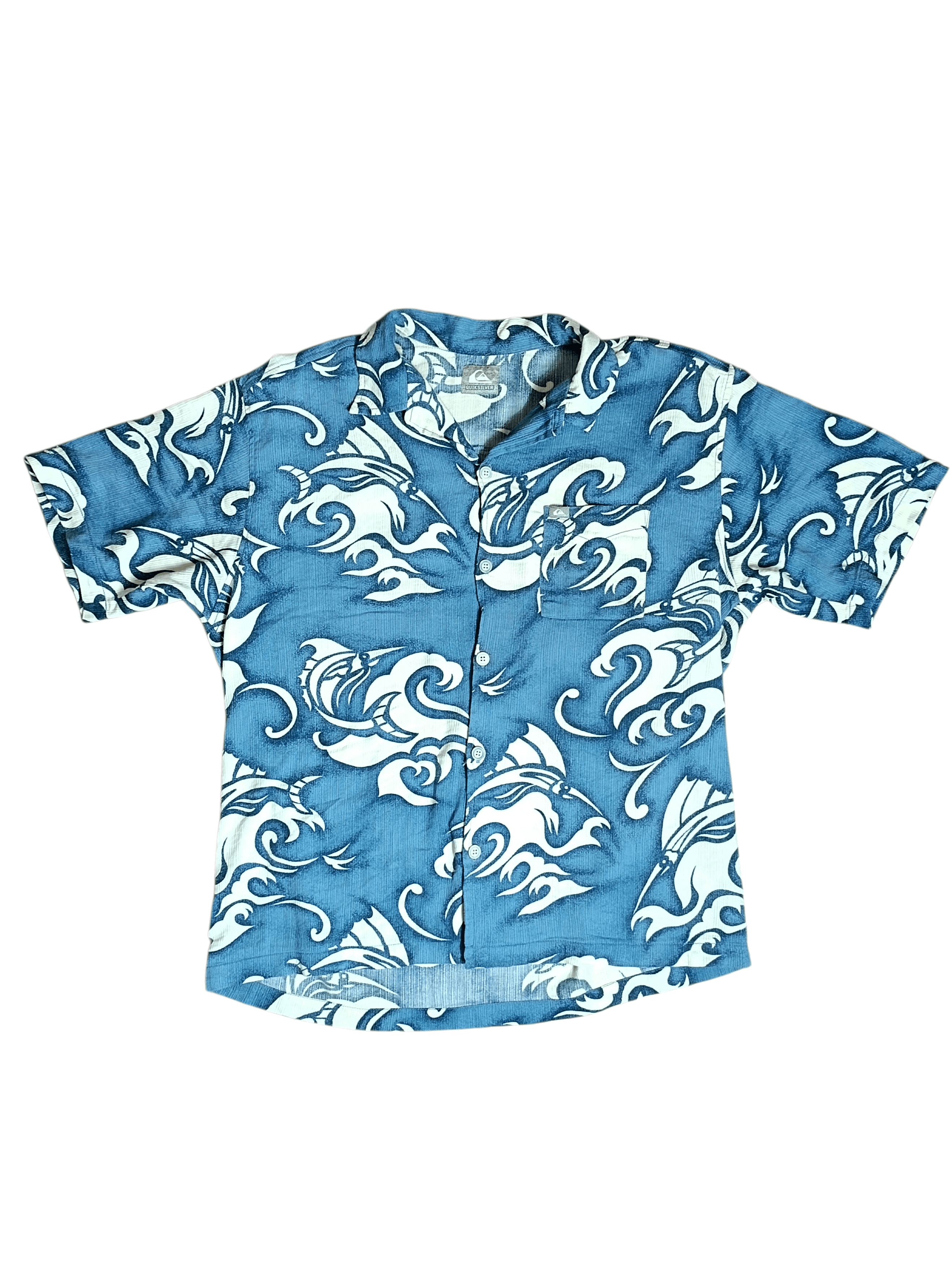 Quiksilver Vintage Marlin Wave Shirt Size US XL / EU 56 / 4 - 3 Thumbnail