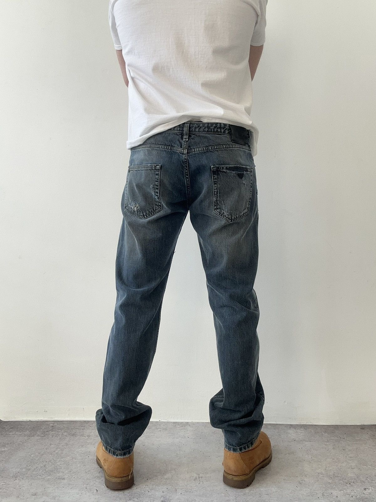Emporio Armani Emporio Armani Sean Basic Fit Jeans Mens Size 38 Blue Denim Size US 38 / EU 54 - 2 Thumbnail