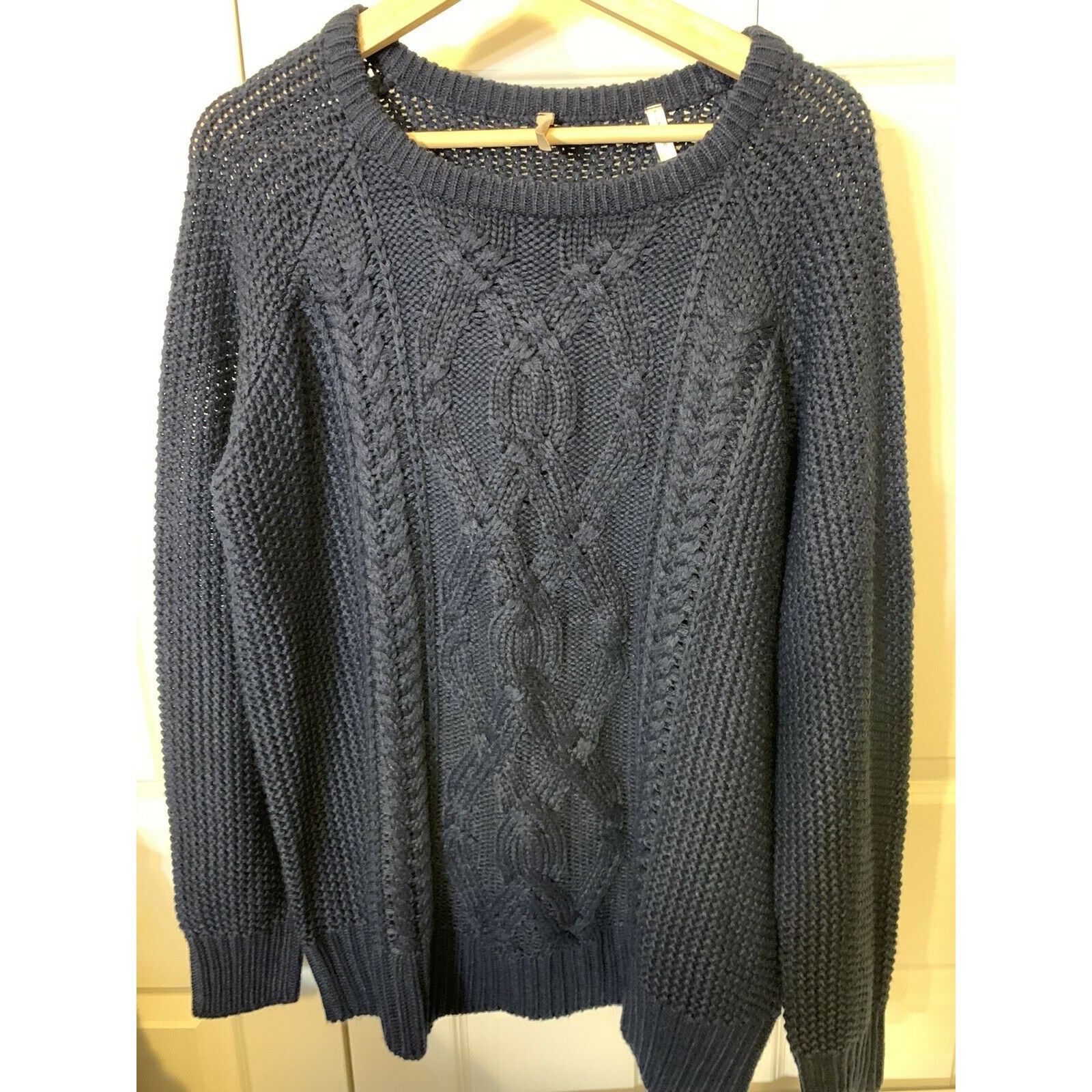 Other Anthology Blue Women's Sz 16-18 Pullover Sweater Cable Size XXL / US 16-18 / IT 52-54 - 2 Thumbnail