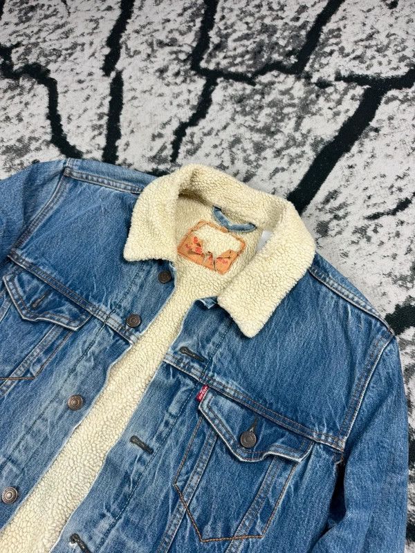 Levi's Vintage Levis Sherpa Sheepskin Katana Jacket Blue M Logo Size US M / EU 48-50 / 2 - 3 Thumbnail