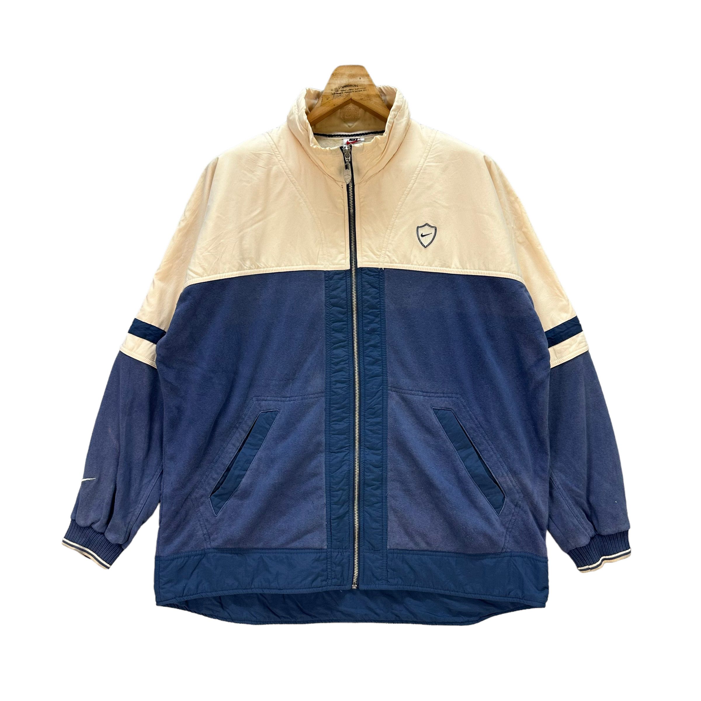 Nike 90's NIKE SILVER TAG EMBROIDERY LOGO JACKET #8629-018 Size US XL / EU 56 / 4 - 1 Thumbnail