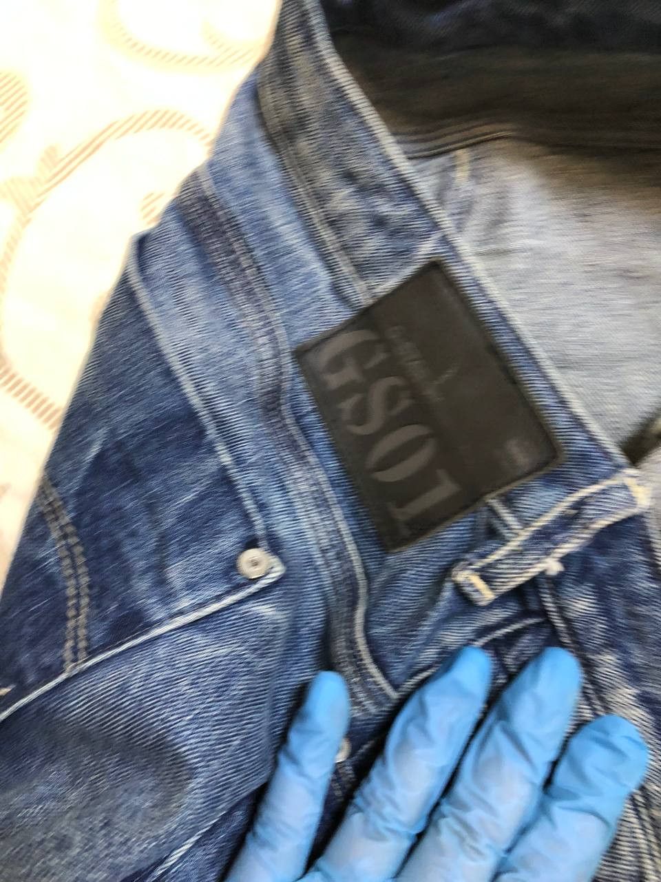 G-Star G-Star RAW Men's Dark Tapered Denim distressed Jeans Size US 31 - 3 Thumbnail